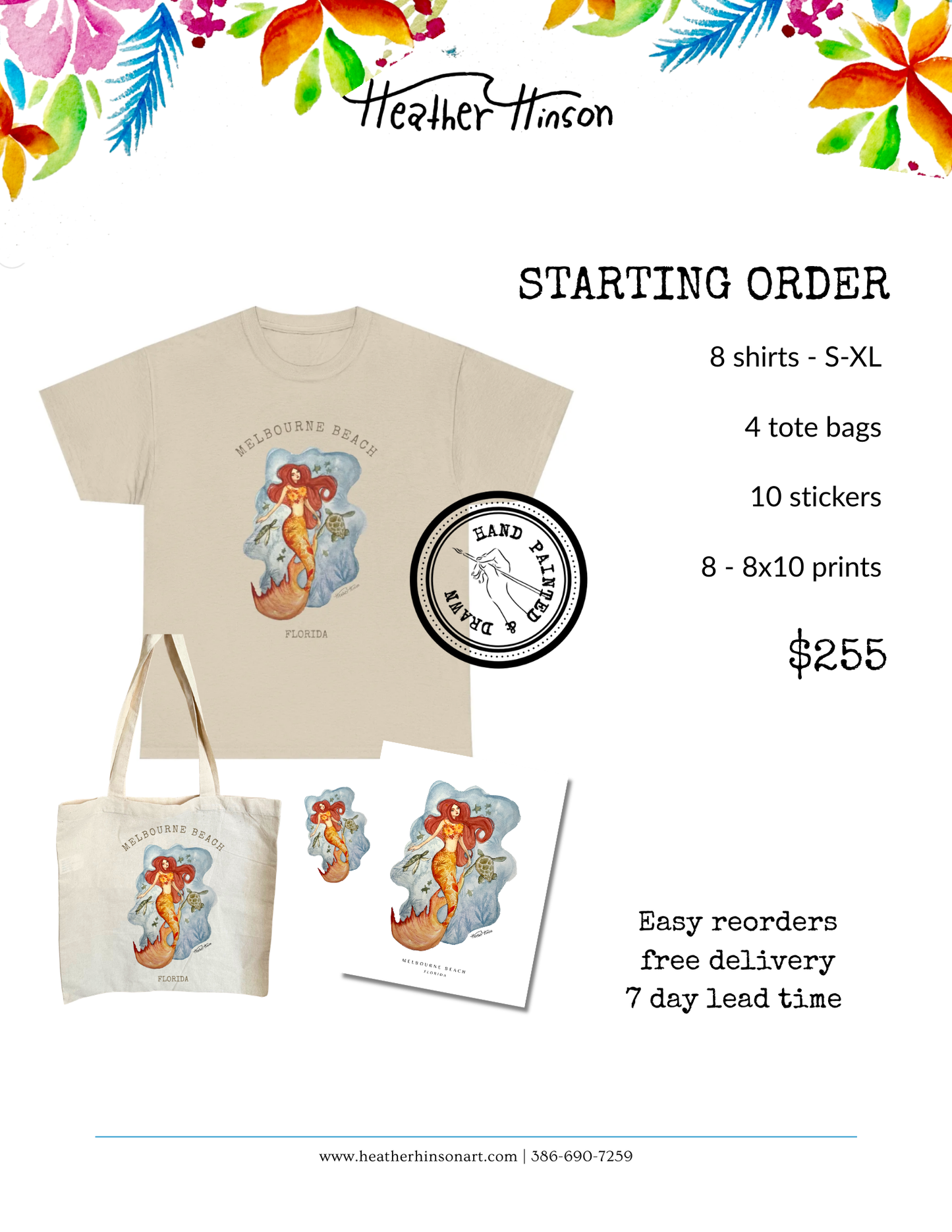 Melbourne Beach Mermaid Starter Bundle