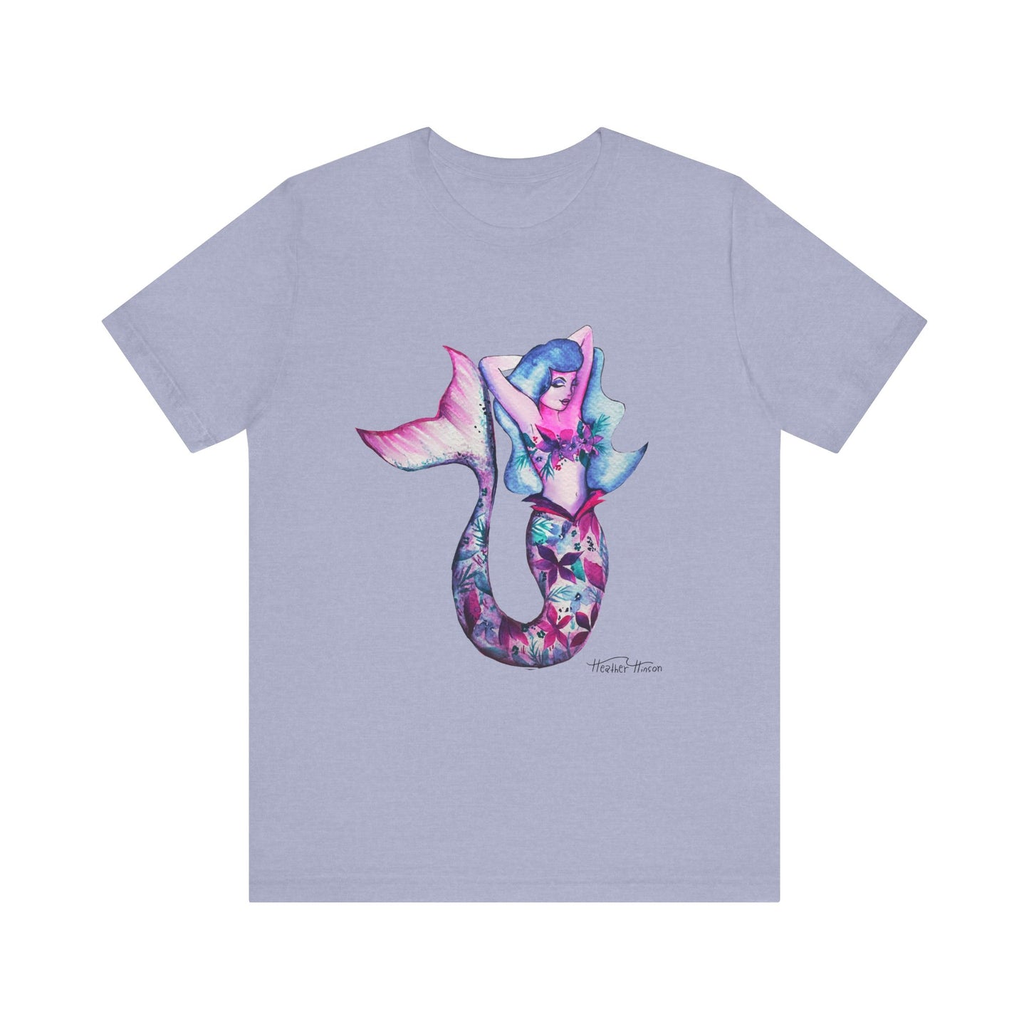 Mermaid Graphic Tee, Ocean Lover Shirt, Fantasy Apparel, Summer Vibes Tee, Gift for Her, Beachwear, Unisex T-Shirt