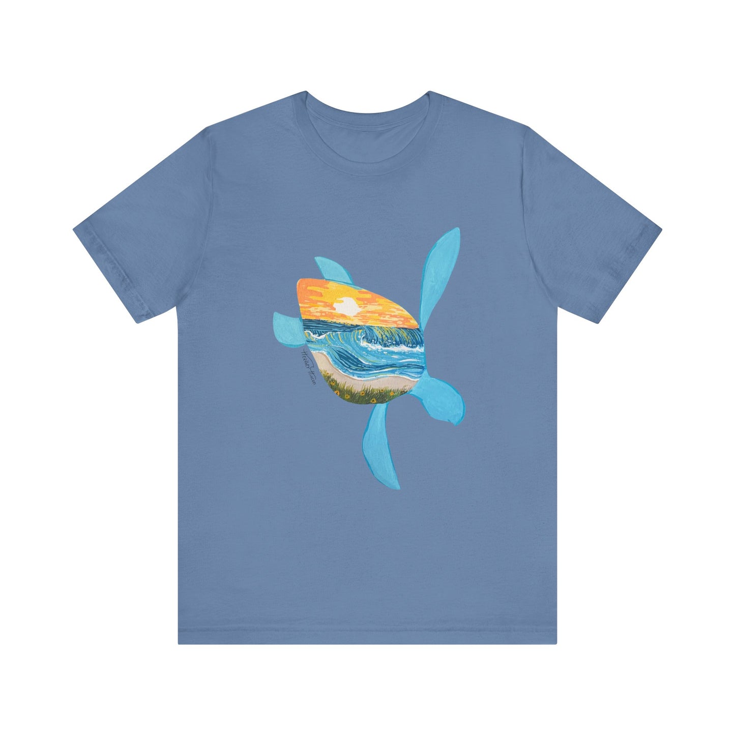 Sea Turtle Unisex Jersey Short Sleeve Tee