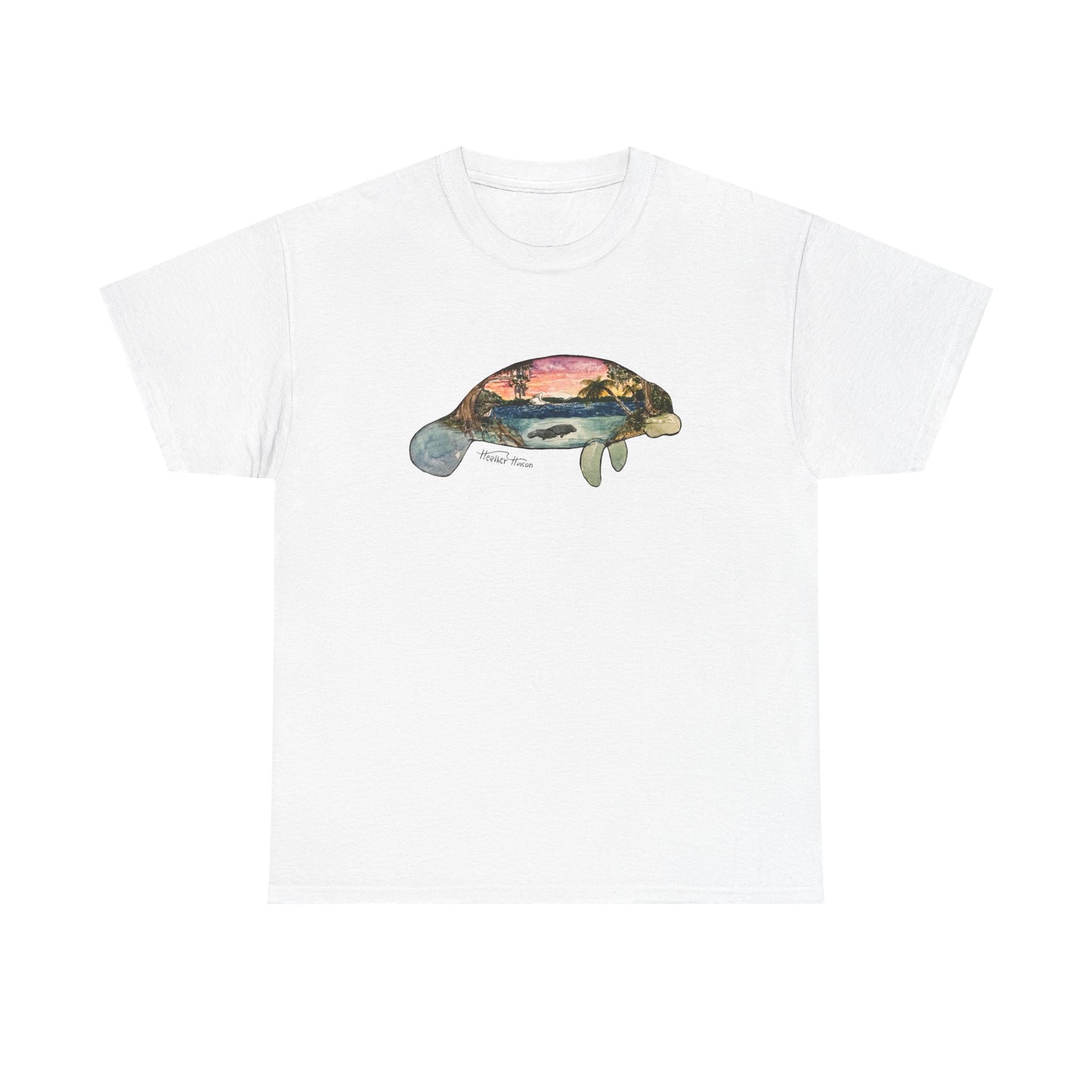 Manatee Sunset Tee