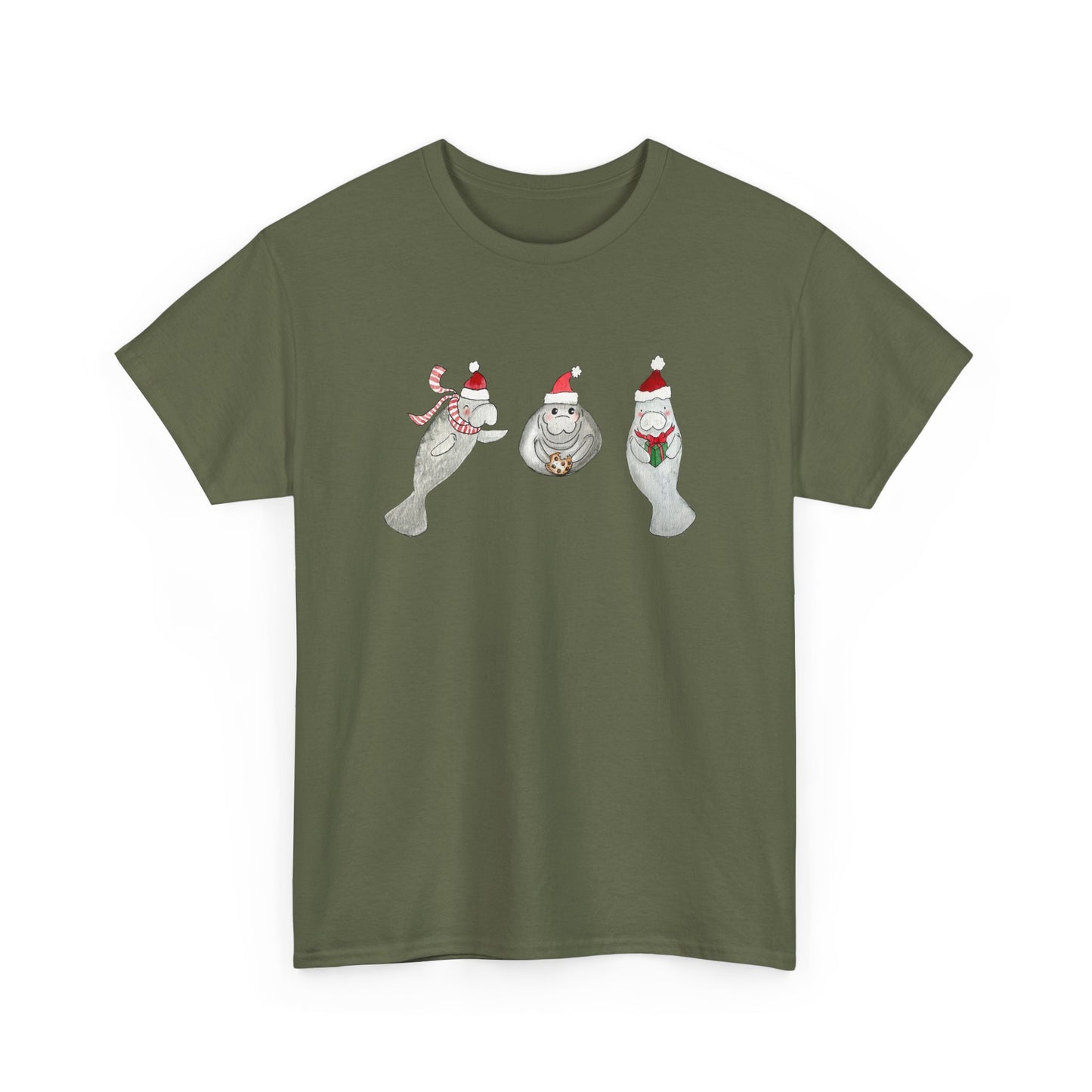 Manatee Christmas Tee