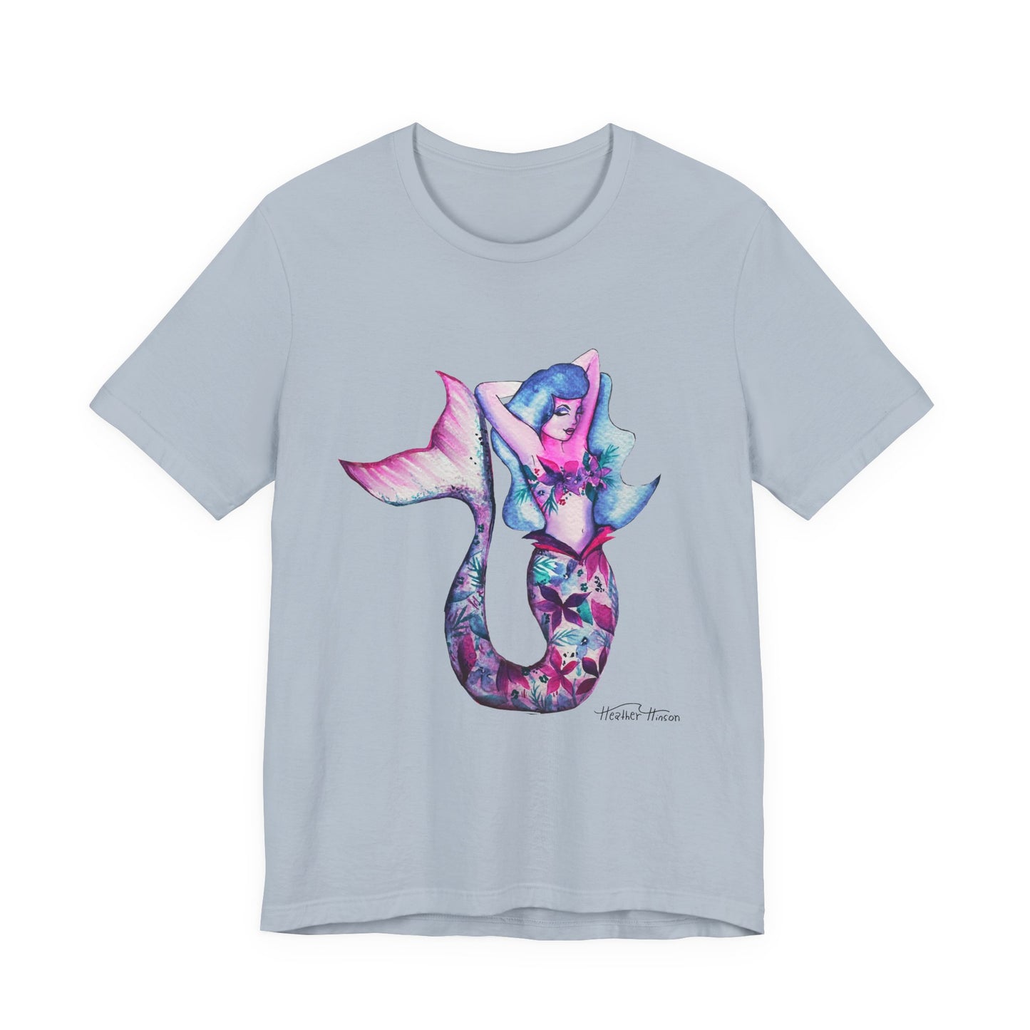 Mermaid Graphic Tee, Ocean Lover Shirt, Fantasy Apparel, Summer Vibes Tee, Gift for Her, Beachwear, Unisex T-Shirt