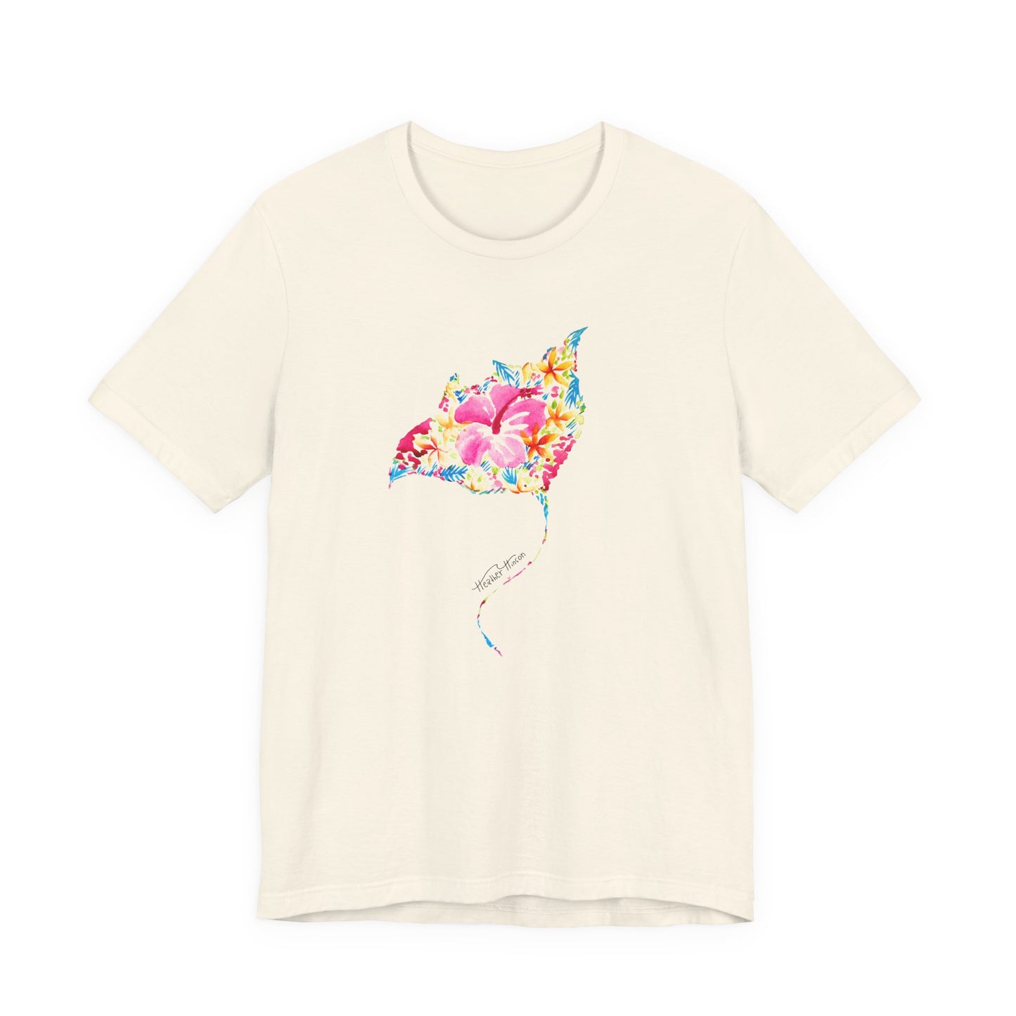 Floral Breeze Tee | Unisex Jersey Short Sleeve T-Shirt for Nature Lovers, Gift for Friends, Summer Vibes, Casual Wear, Boho Style