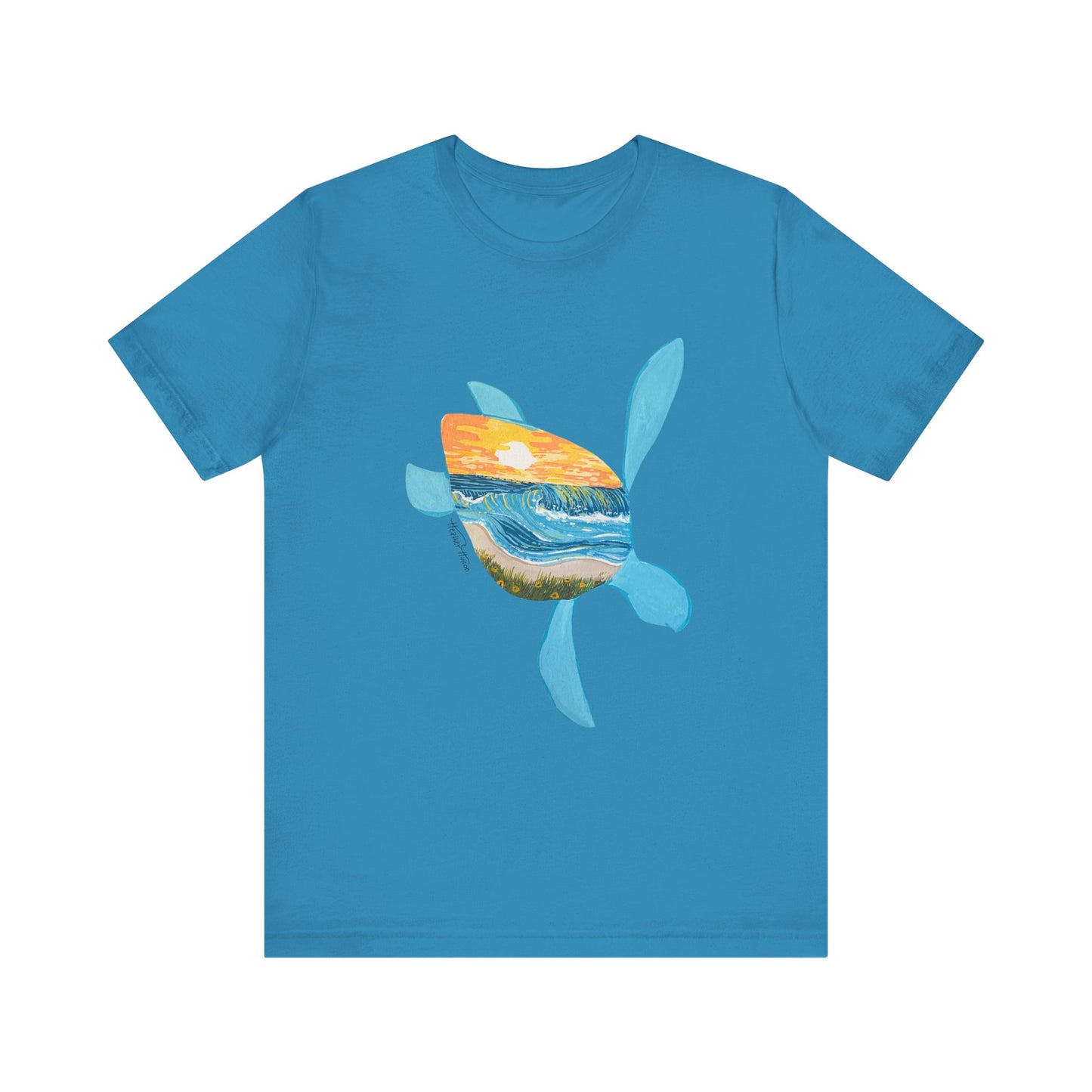 Sea Turtle Unisex Jersey Short Sleeve Tee