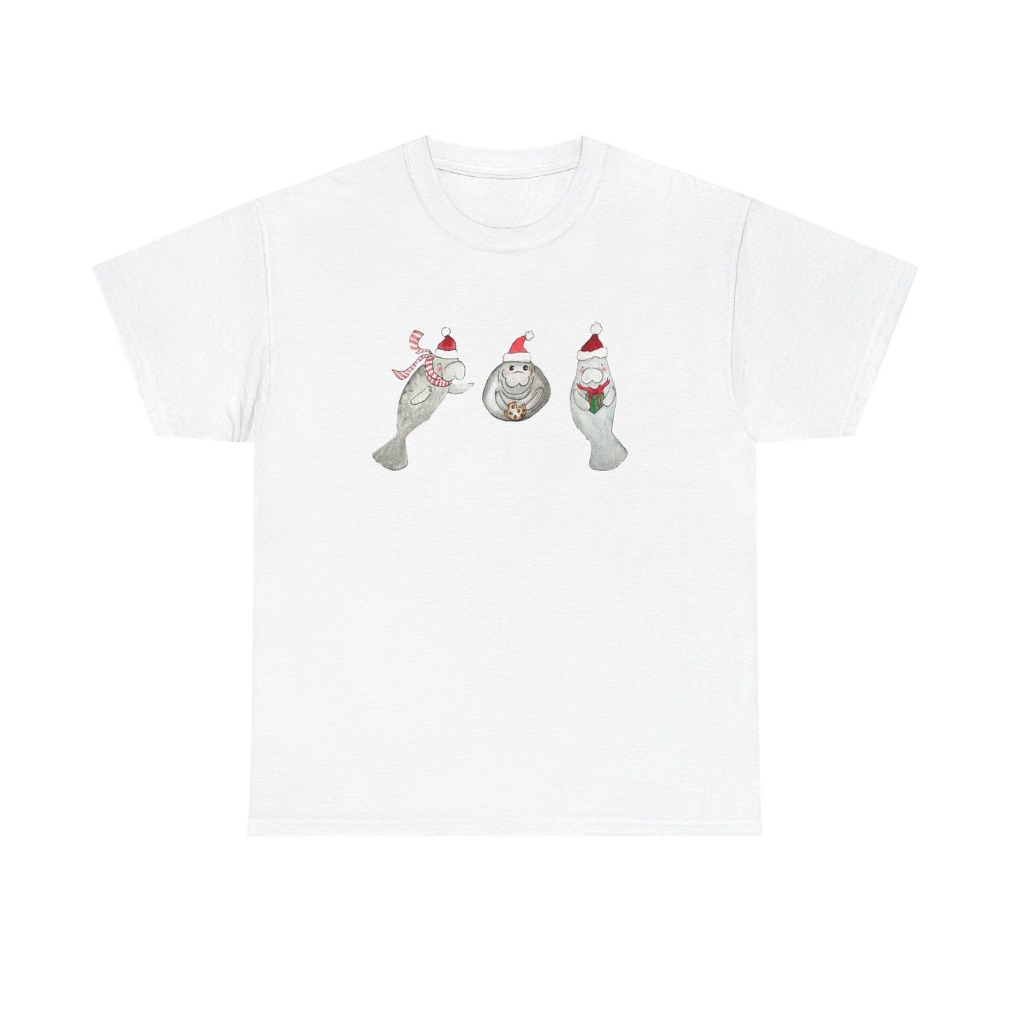 Manatee Christmas Tee