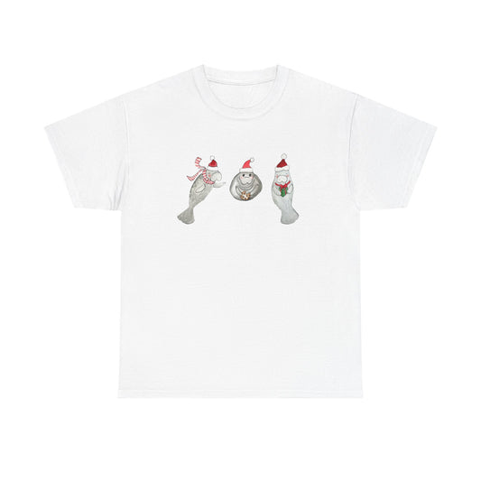Manatee Christmas Tee