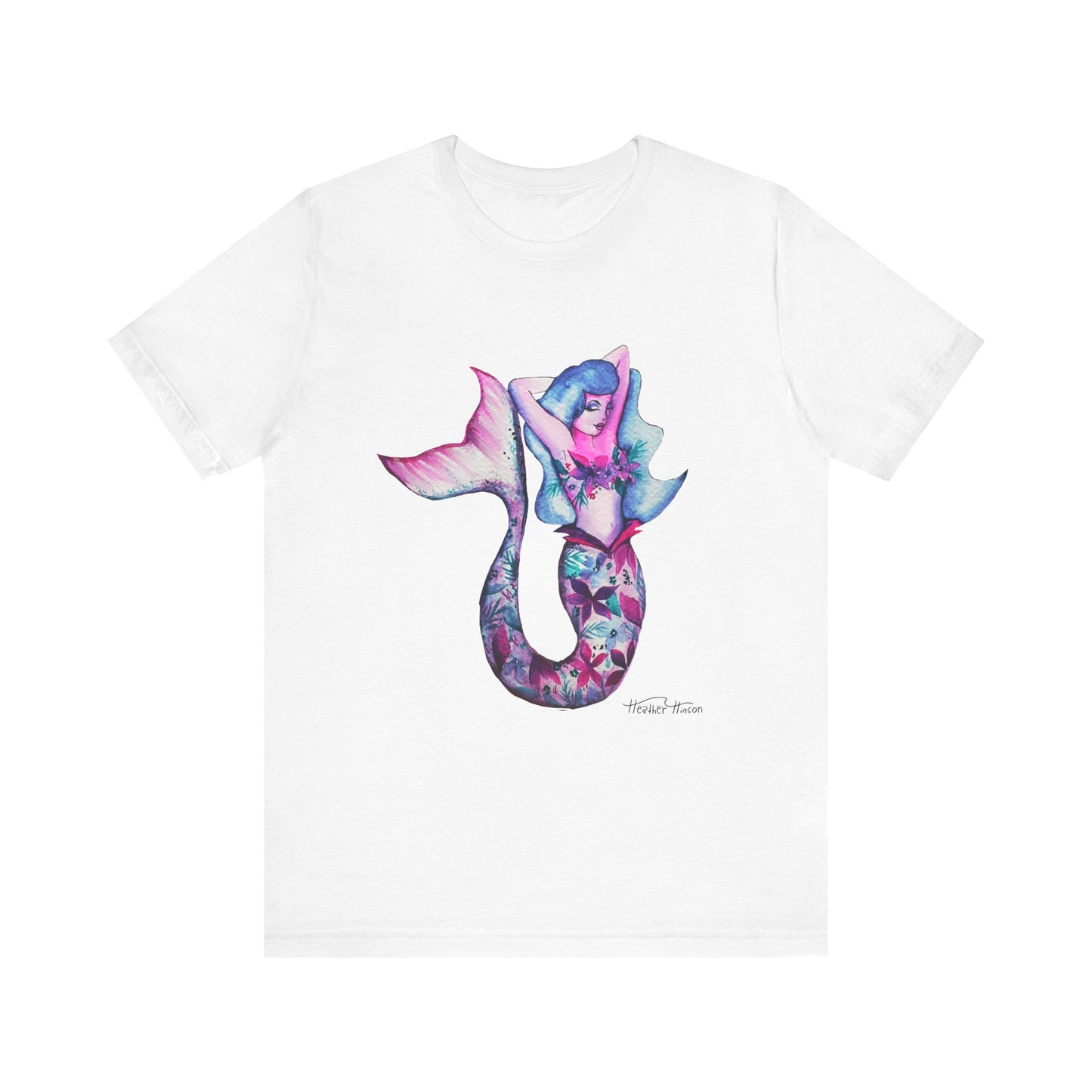 Mermaid Graphic Tee, Ocean Lover Shirt, Fantasy Apparel, Summer Vibes Tee, Gift for Her, Beachwear, Unisex T-Shirt