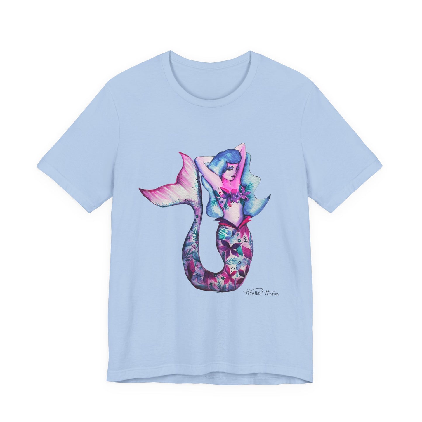 Mermaid Graphic Tee, Ocean Lover Shirt, Fantasy Apparel, Summer Vibes Tee, Gift for Her, Beachwear, Unisex T-Shirt
