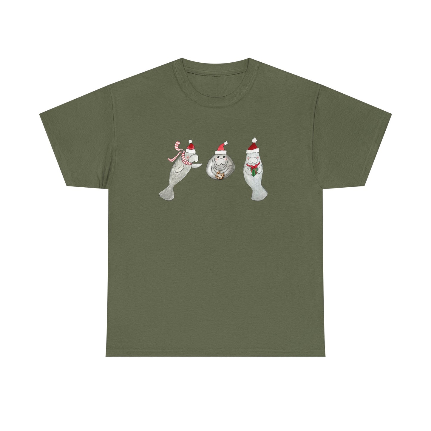 Manatee Christmas Tee