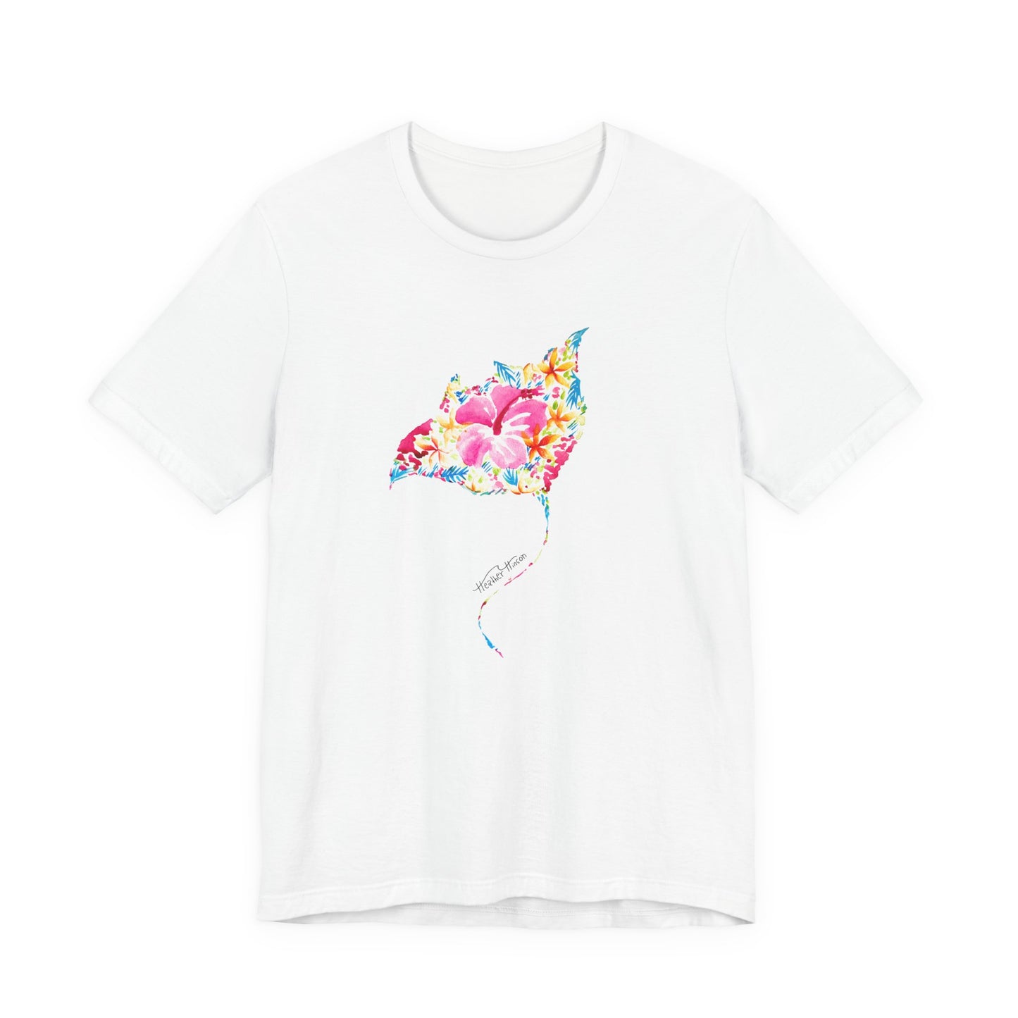 Floral Breeze Tee | Unisex Jersey Short Sleeve T-Shirt for Nature Lovers, Gift for Friends, Summer Vibes, Casual Wear, Boho Style