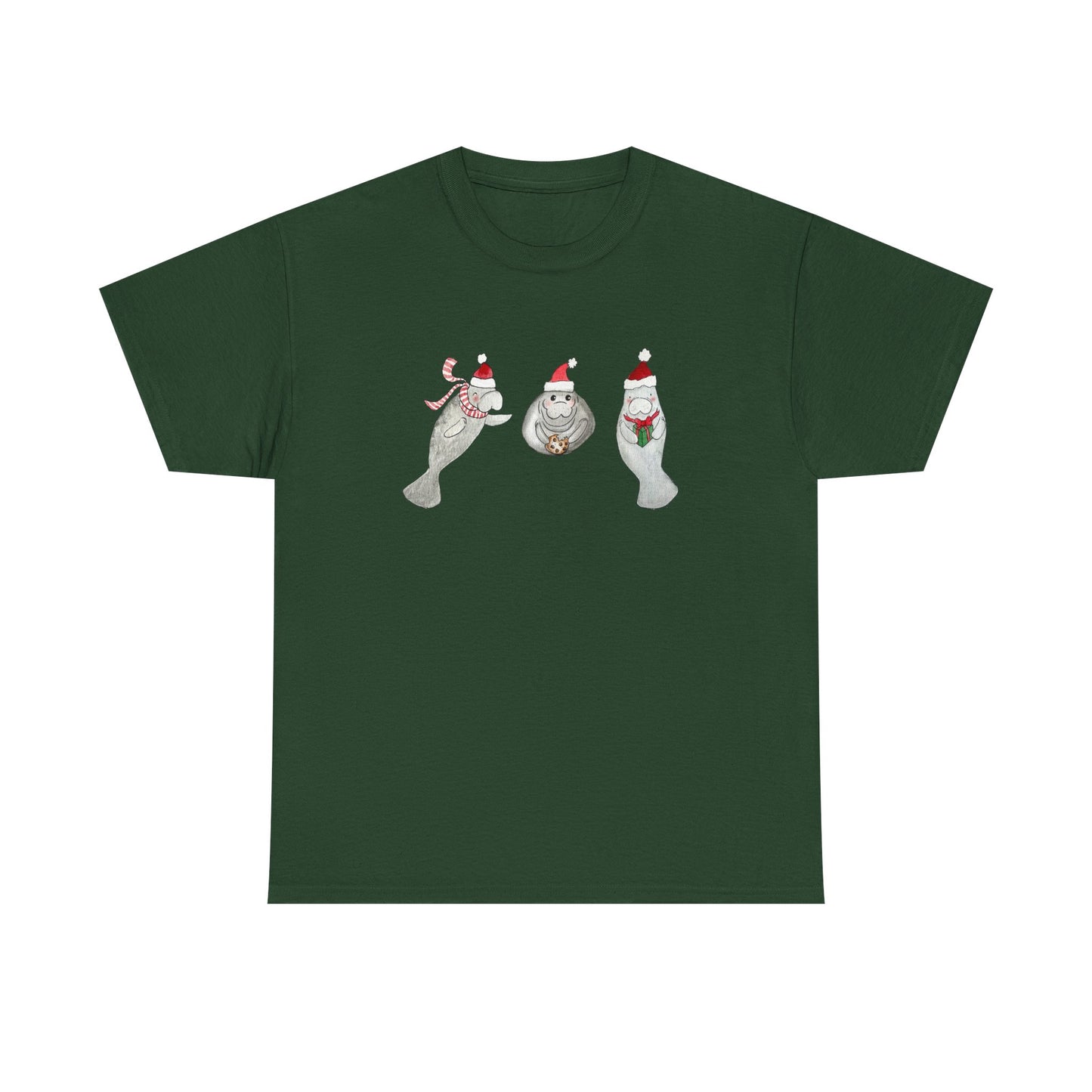 Manatee Christmas Tee