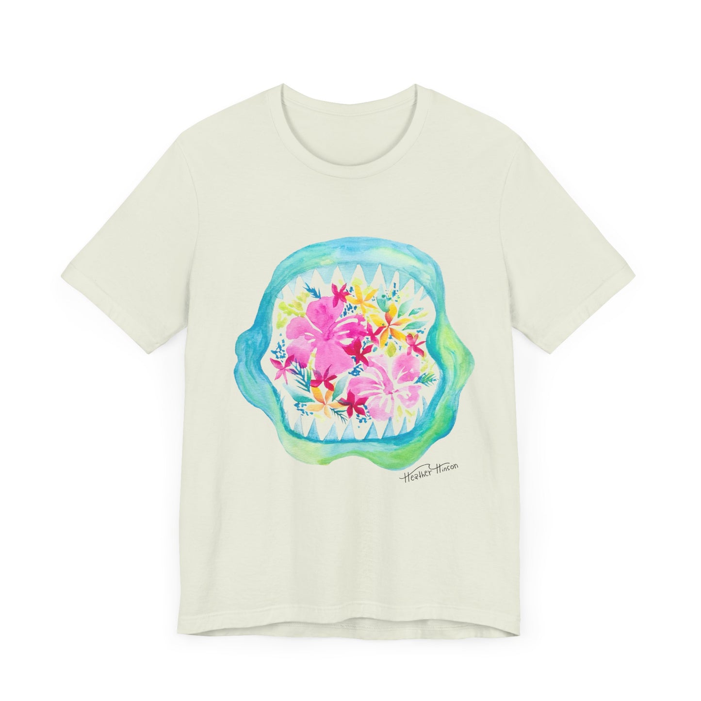 Shark Bite Bouquet Unisex Jersey Short Sleeve Tee