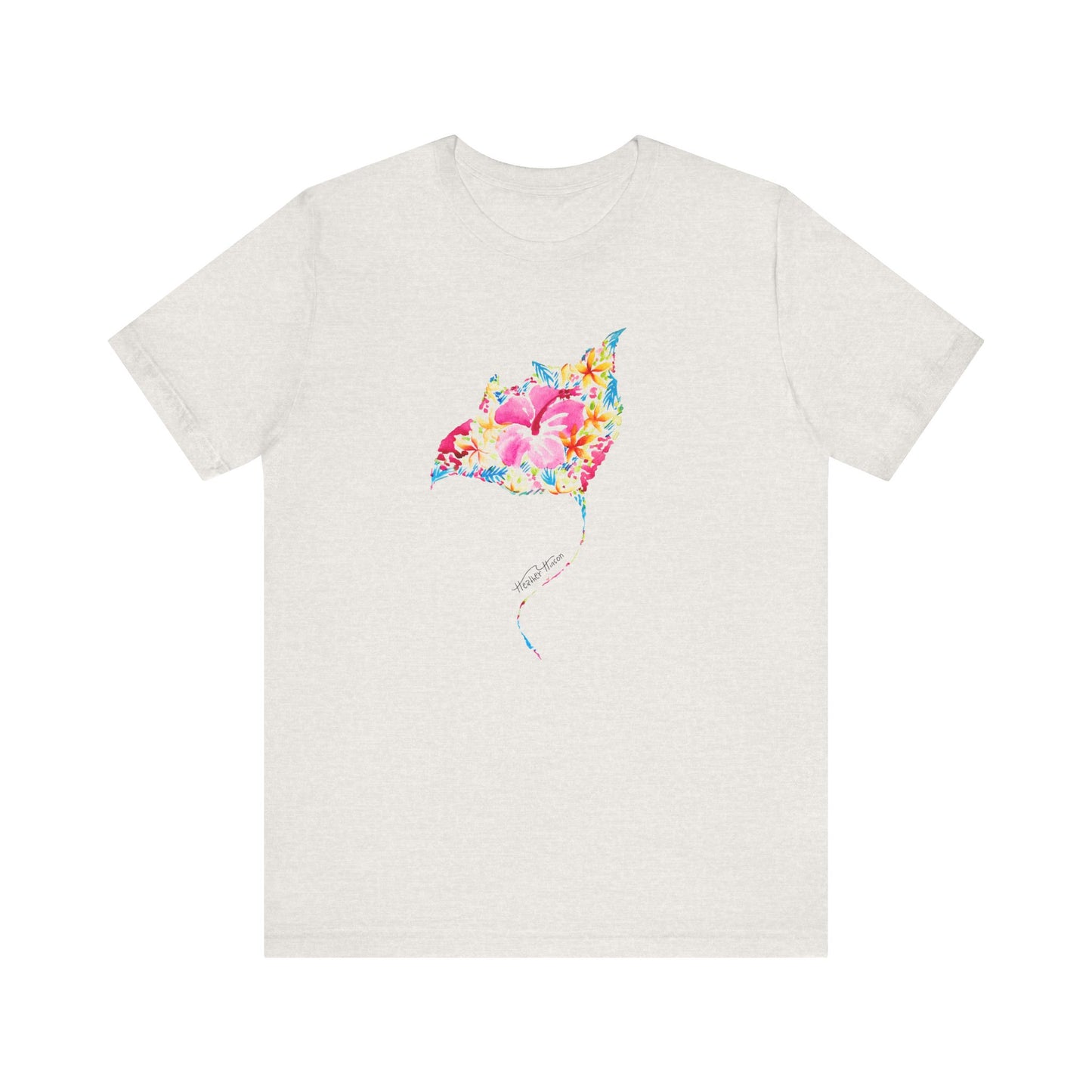 Floral Breeze Tee | Unisex Jersey Short Sleeve T-Shirt for Nature Lovers, Gift for Friends, Summer Vibes, Casual Wear, Boho Style
