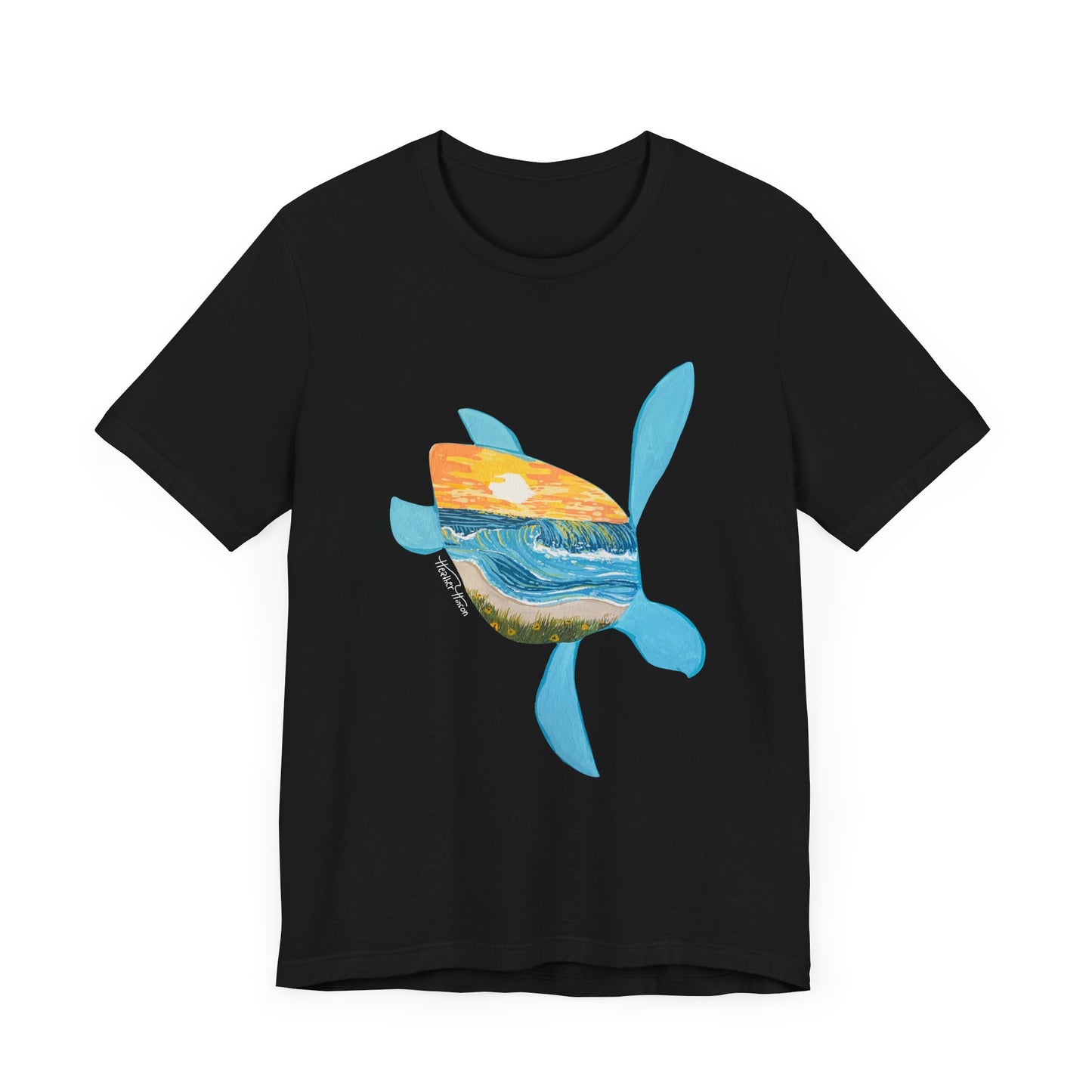 Sea Turtle Unisex Jersey Short Sleeve Tee