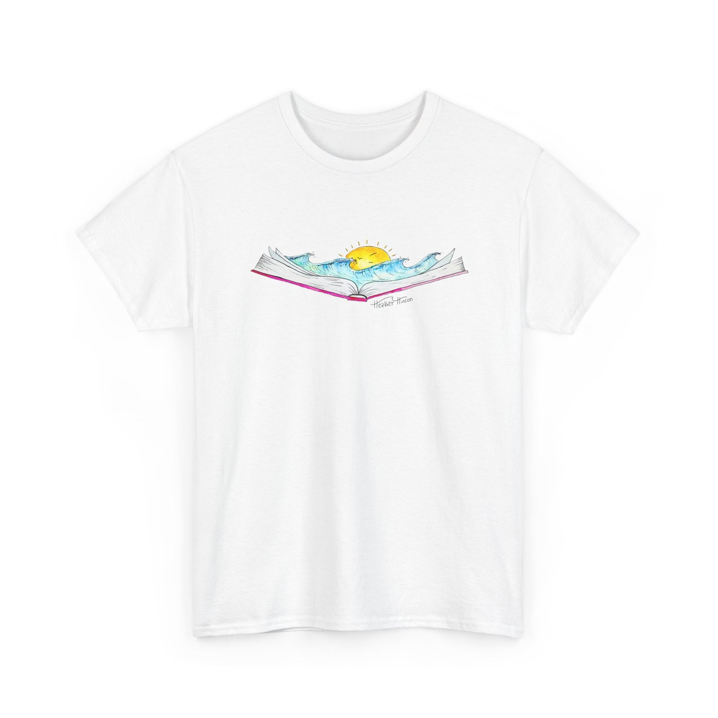 Beach Waves book lover t shirt