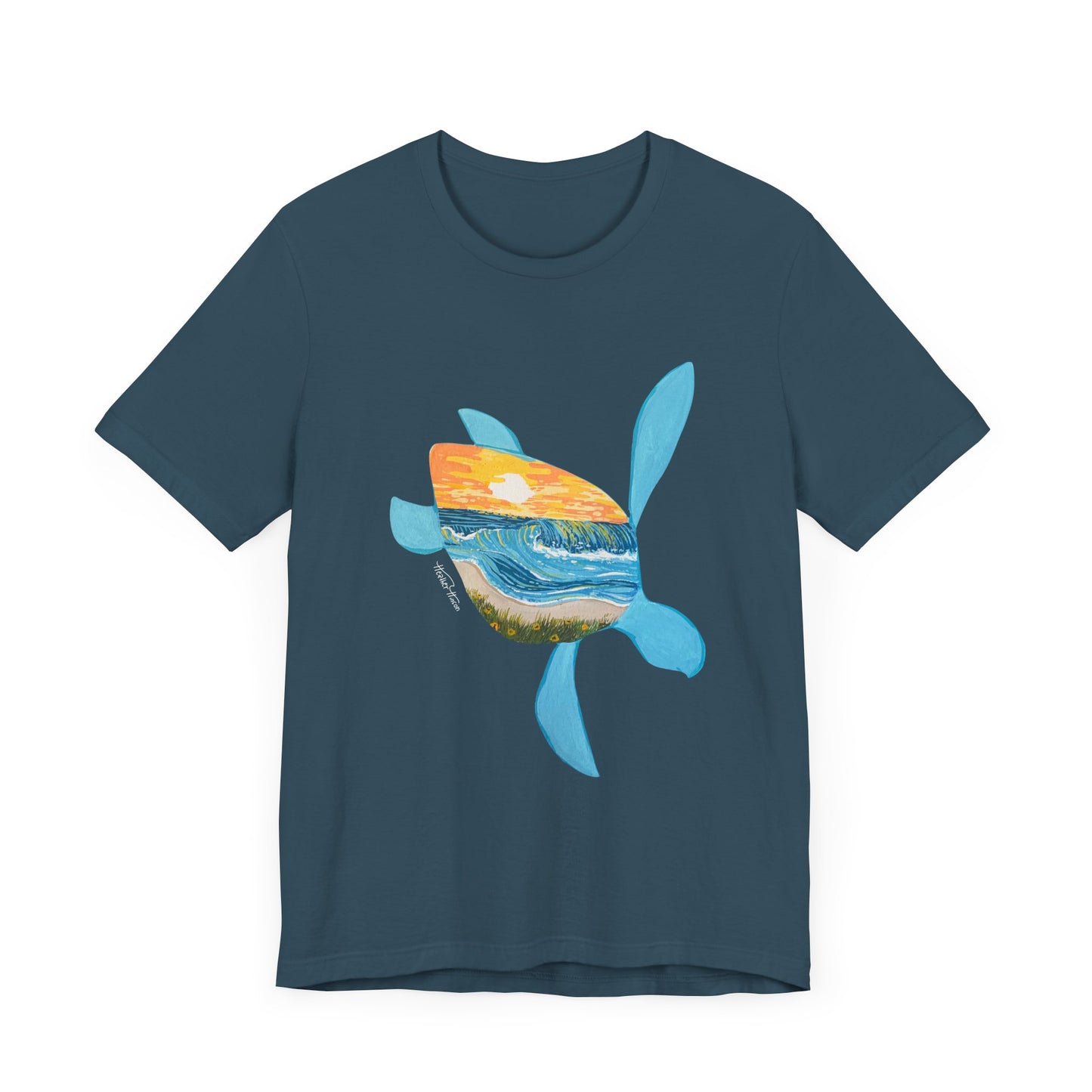 Sea Turtle Unisex Jersey Short Sleeve Tee