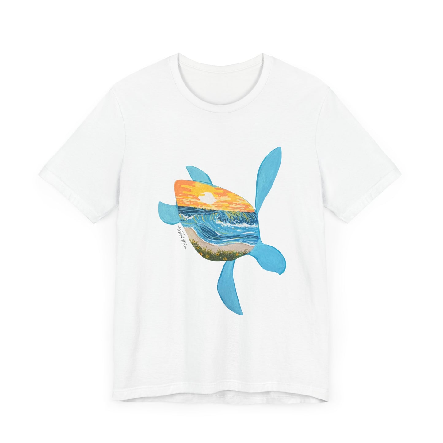 Sea Turtle Unisex Jersey Short Sleeve Tee