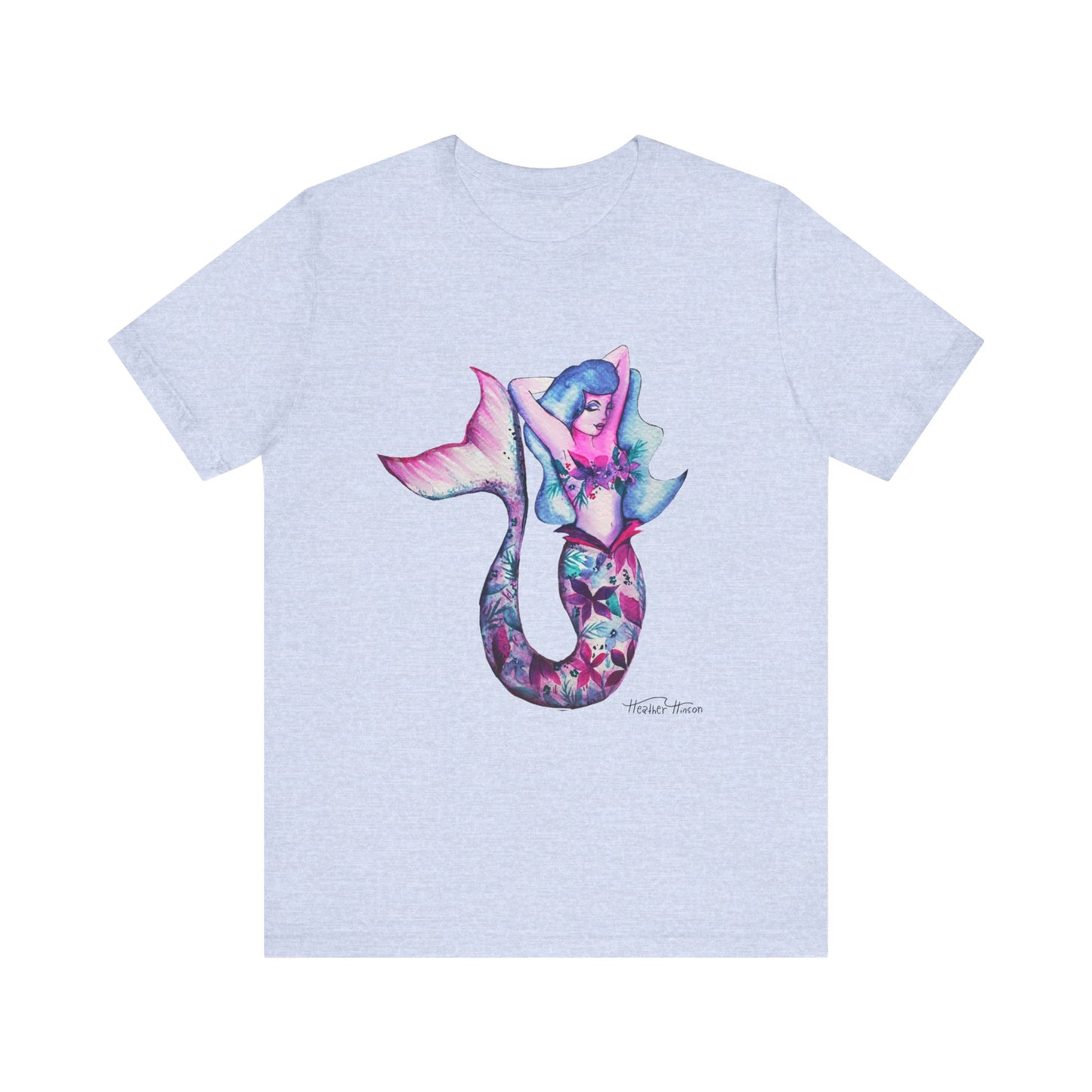 Mermaid Graphic Tee, Ocean Lover Shirt, Fantasy Apparel, Summer Vibes Tee, Gift for Her, Beachwear, Unisex T-Shirt