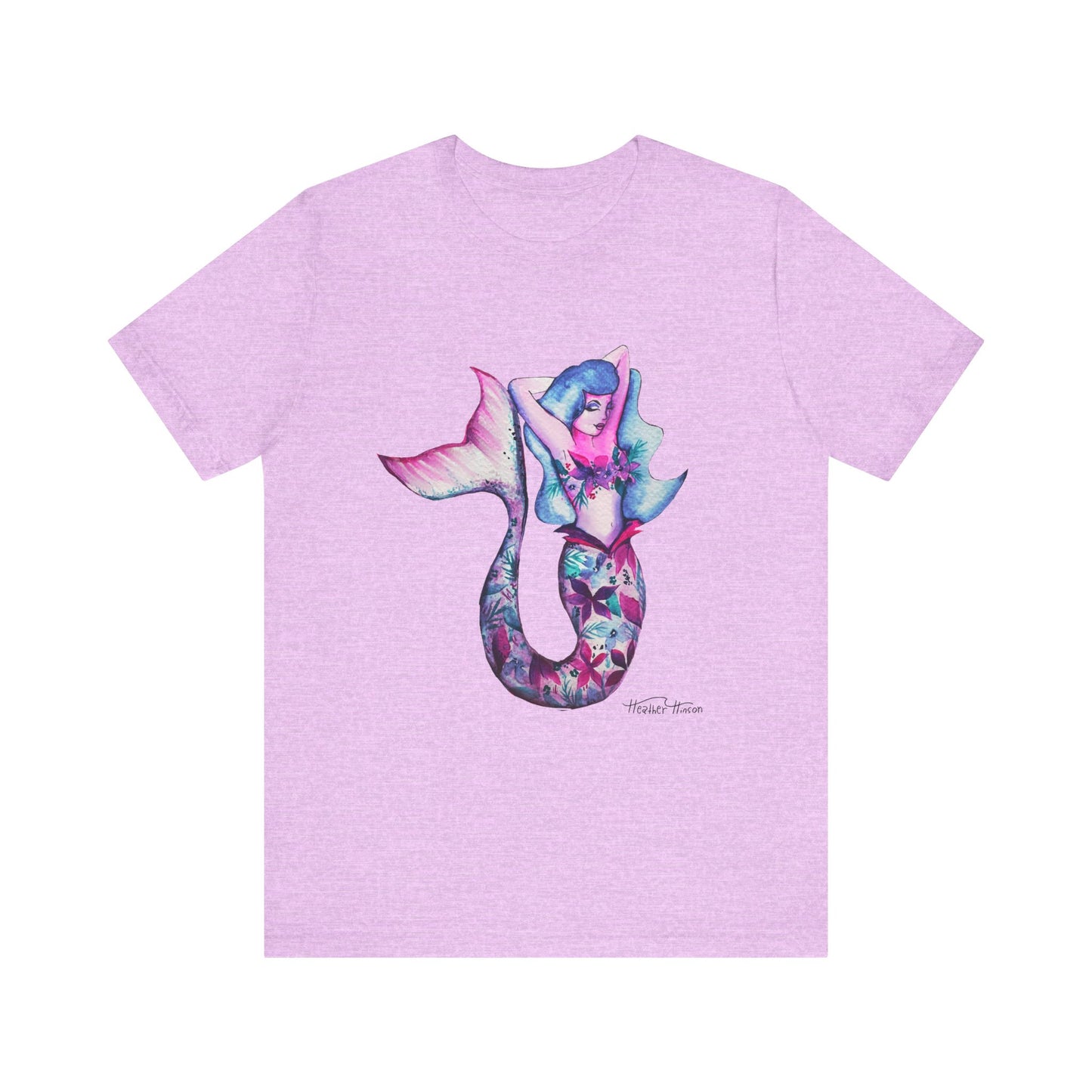 Mermaid Graphic Tee, Ocean Lover Shirt, Fantasy Apparel, Summer Vibes Tee, Gift for Her, Beachwear, Unisex T-Shirt