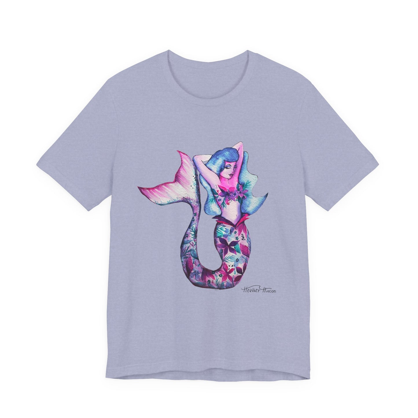 Mermaid Graphic Tee, Ocean Lover Shirt, Fantasy Apparel, Summer Vibes Tee, Gift for Her, Beachwear, Unisex T-Shirt