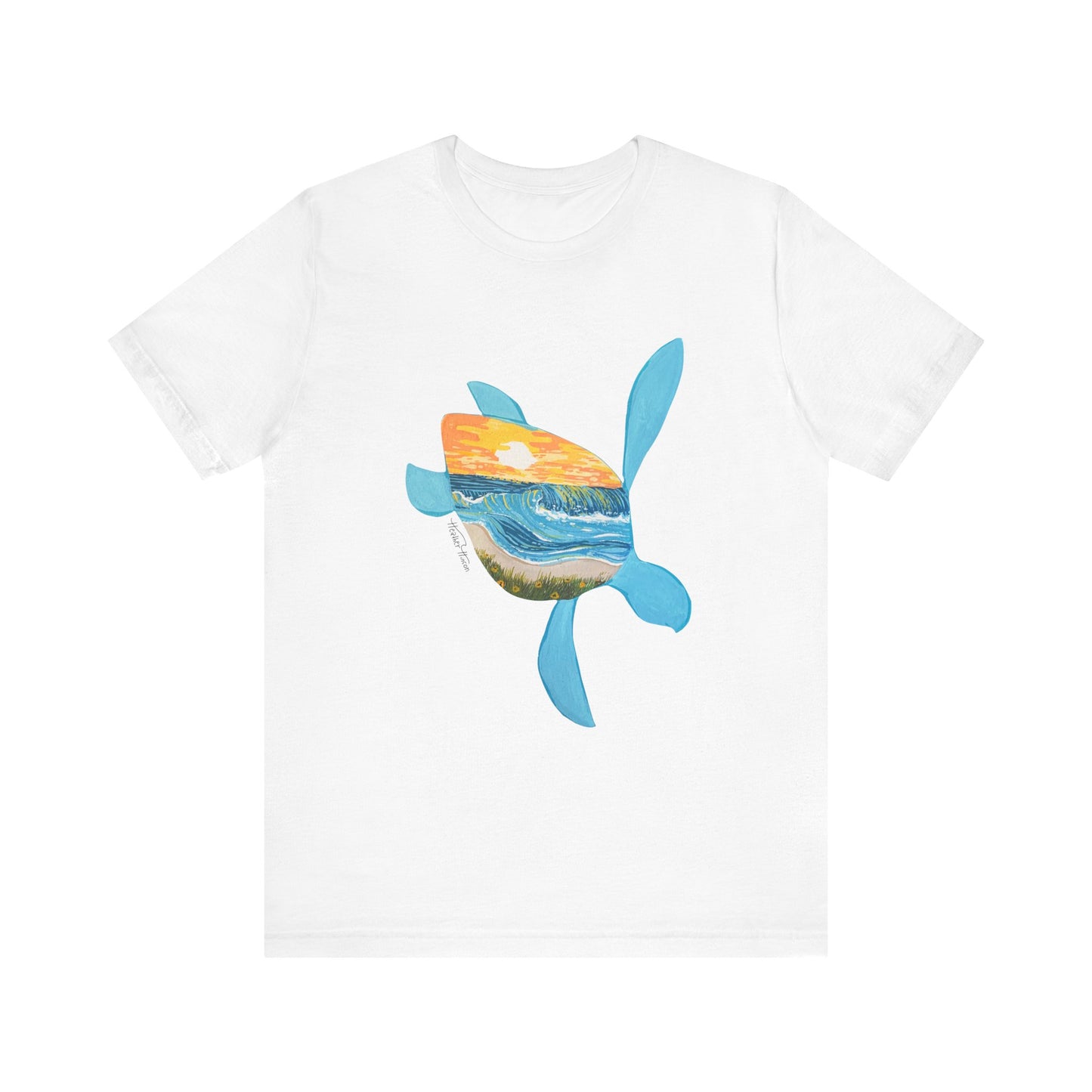 Sea Turtle Unisex Jersey Short Sleeve Tee