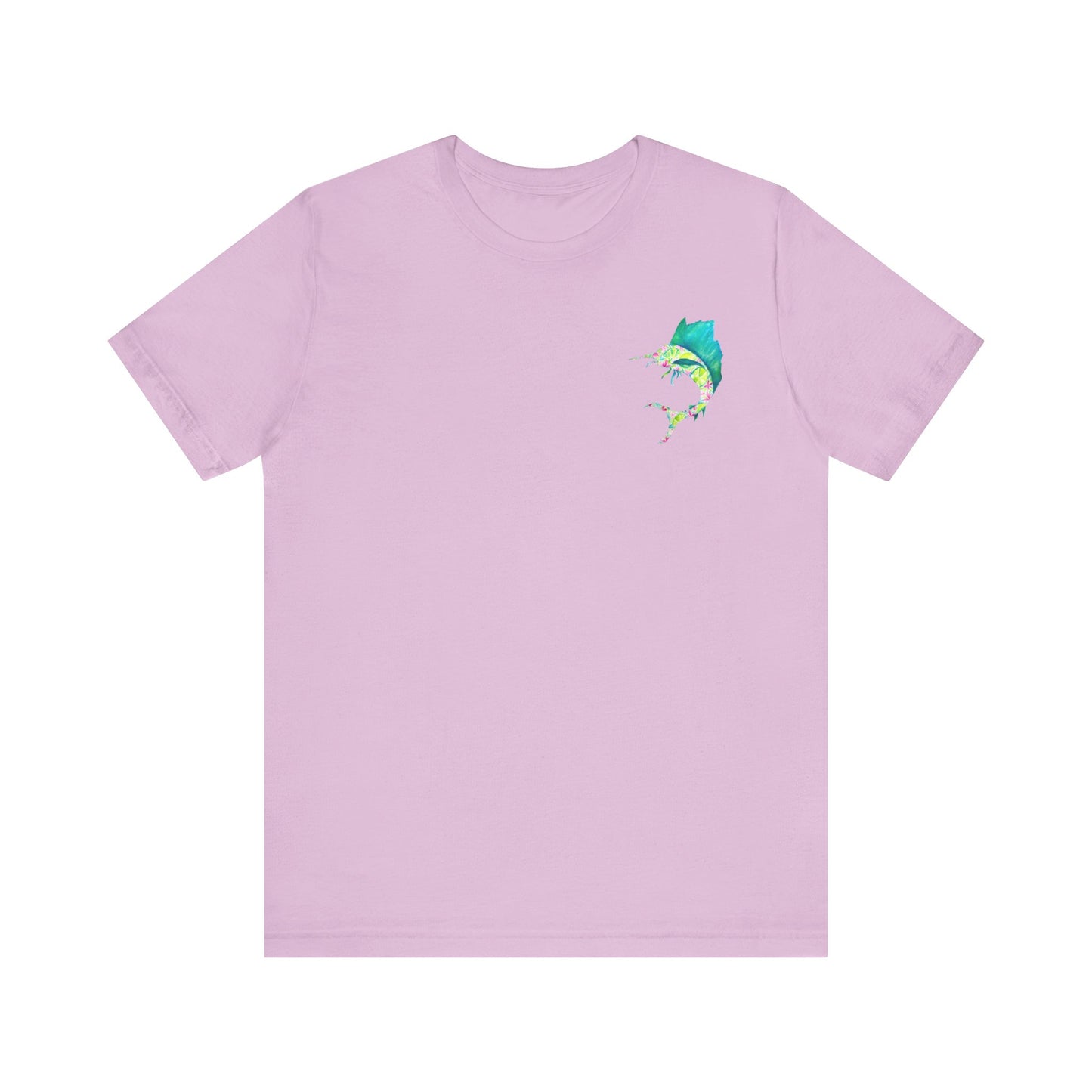 T-Shirt with Vibrant Marlin Design, sailfish, lime, Fishing Lover's Tee, Nautical Themed Shirt, Gift for Anglers, Summer Casual Wear