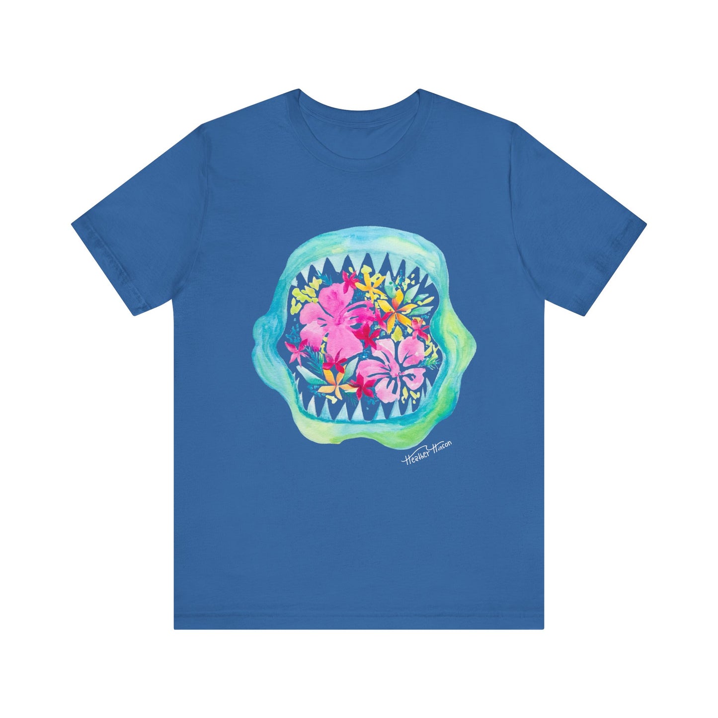 Shark Bite Bouquet Unisex Jersey Short Sleeve Tee