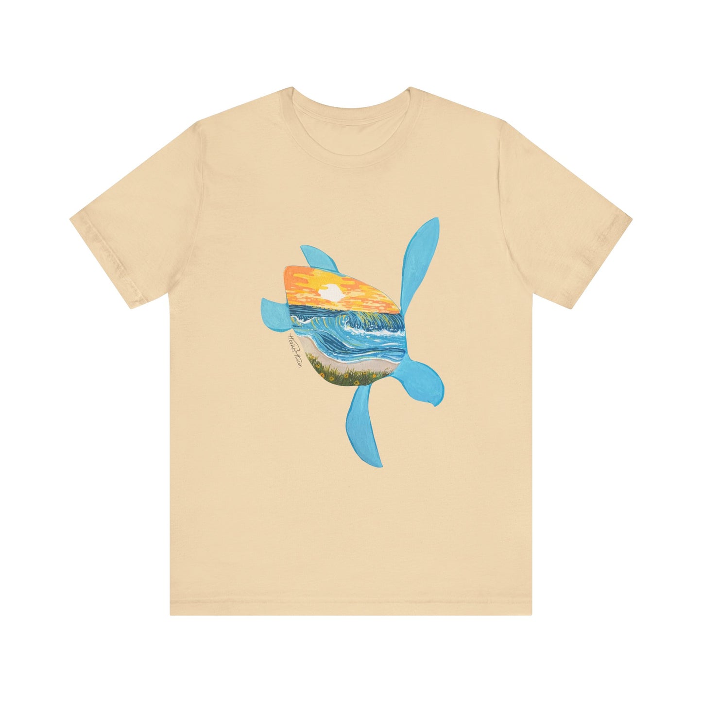 Sea Turtle Unisex Jersey Short Sleeve Tee