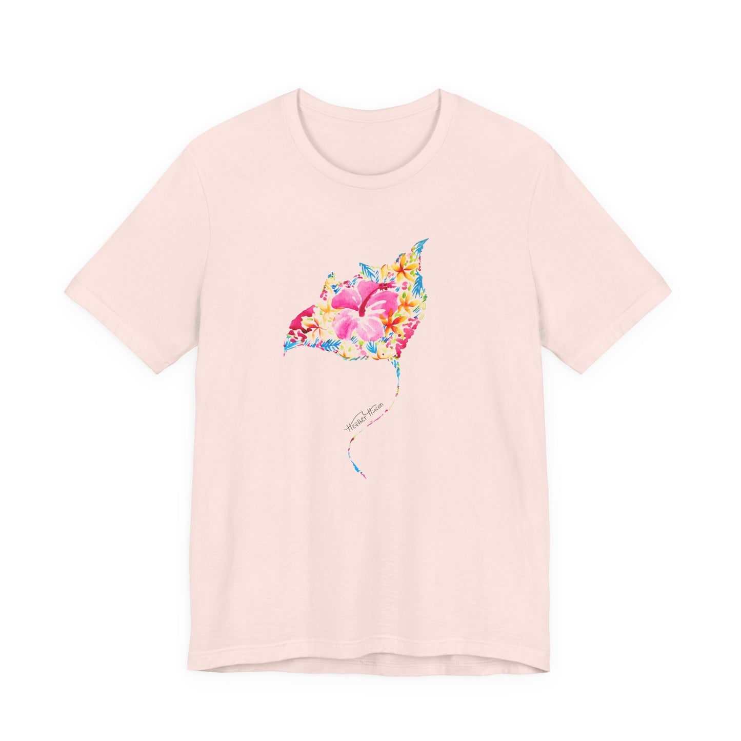 Floral Breeze Tee | Unisex Jersey Short Sleeve T-Shirt for Nature Lovers, Gift for Friends, Summer Vibes, Casual Wear, Boho Style