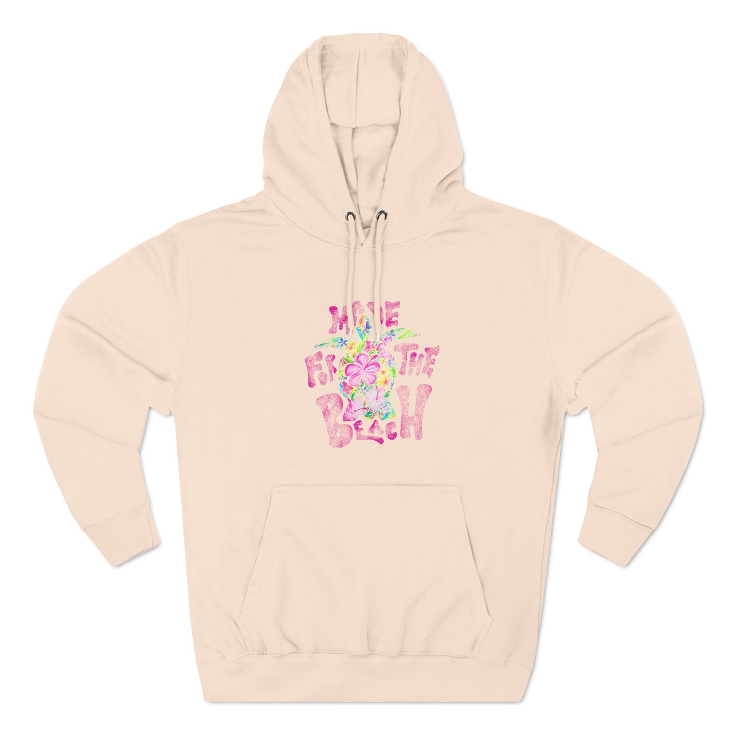 Three-Panel Fleece Hoodie