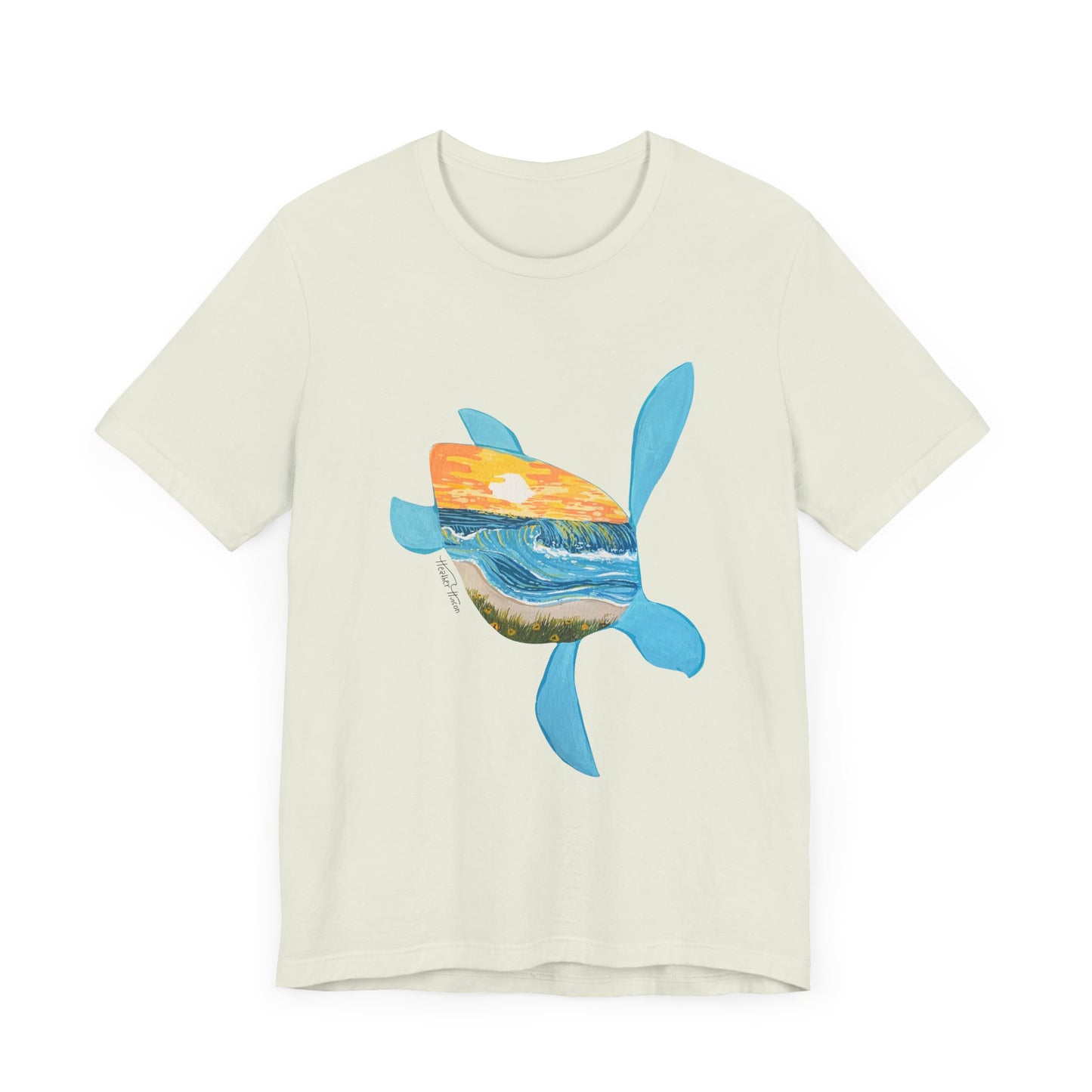 Sea Turtle Unisex Jersey Short Sleeve Tee