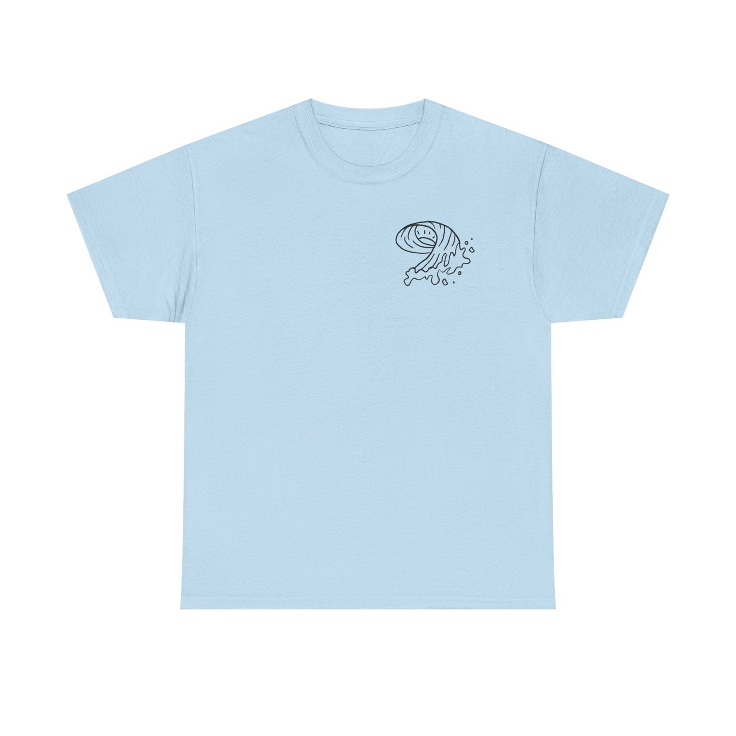 sun and wave doodle t shirt