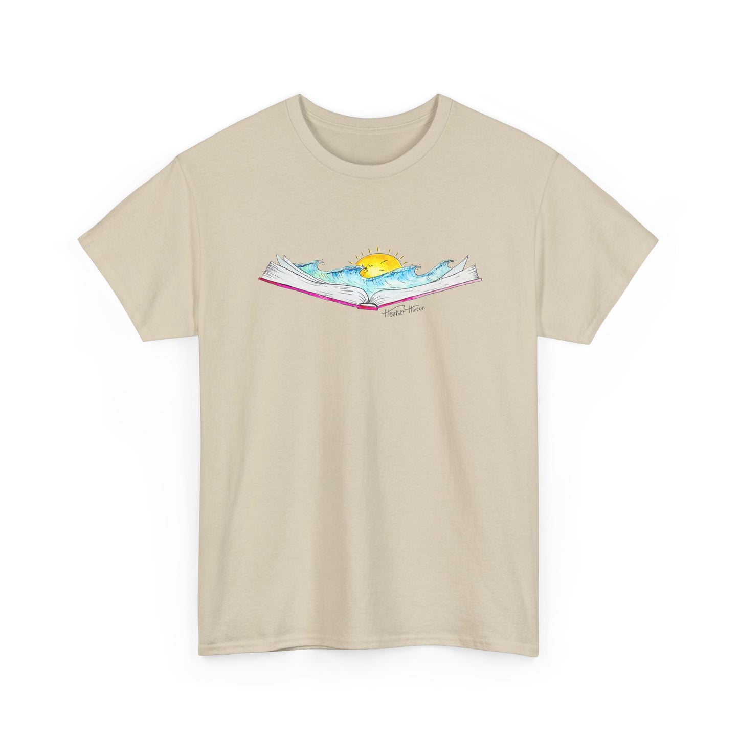 Beach Waves book lover t shirt