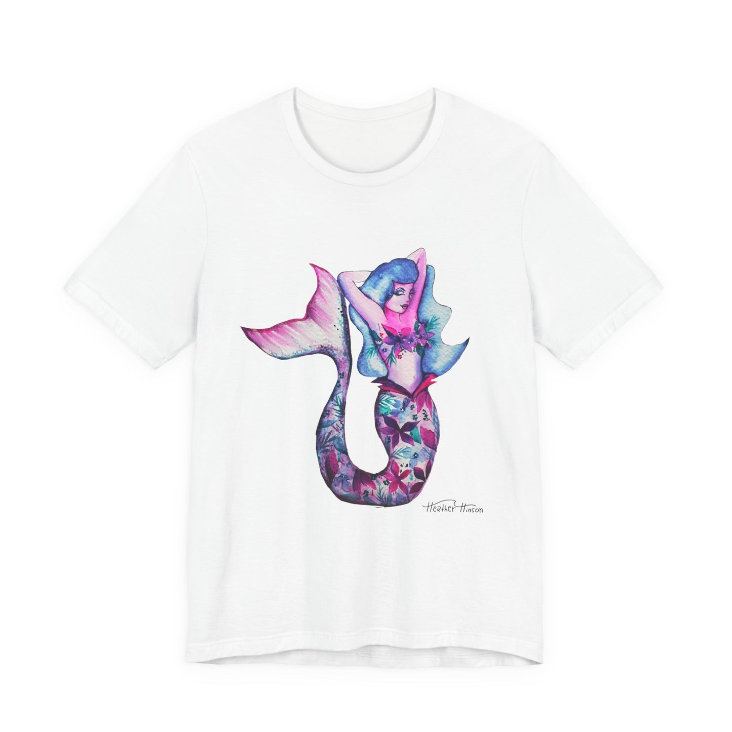 Mermaid Graphic Tee, Ocean Lover Shirt, Fantasy Apparel, Summer Vibes Tee, Gift for Her, Beachwear, Unisex T-Shirt