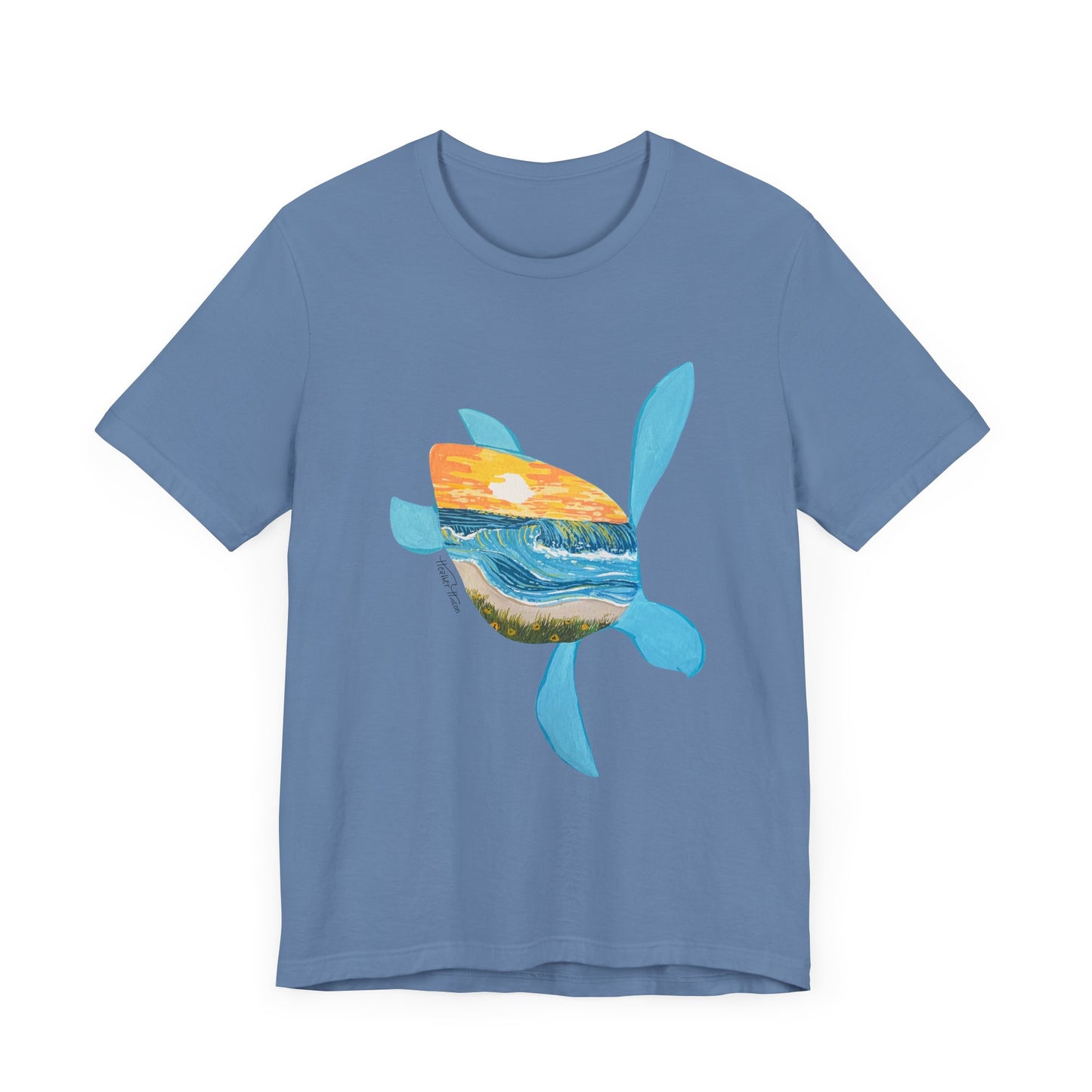 Sea Turtle Unisex Jersey Short Sleeve Tee