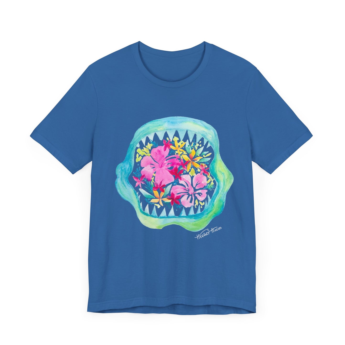 Shark Bite Bouquet Unisex Jersey Short Sleeve Tee