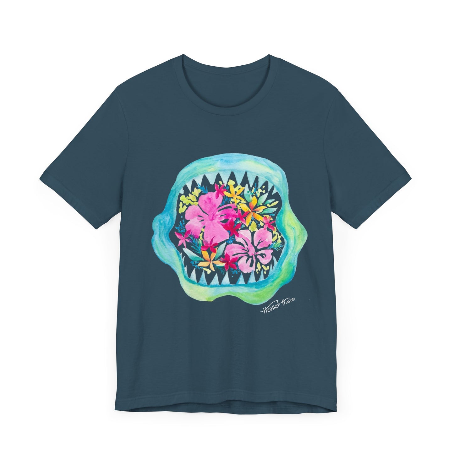 Shark Bite Bouquet Unisex Jersey Short Sleeve Tee