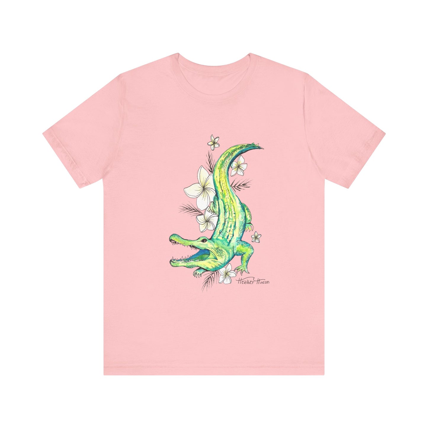 T-Shirt Florida Gator Watercolor Nature Wildlife Tee