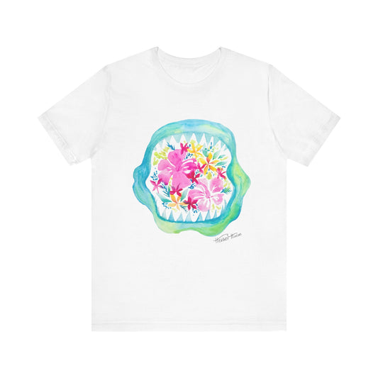 Shark Bite Bouquet Unisex Jersey Short Sleeve Tee