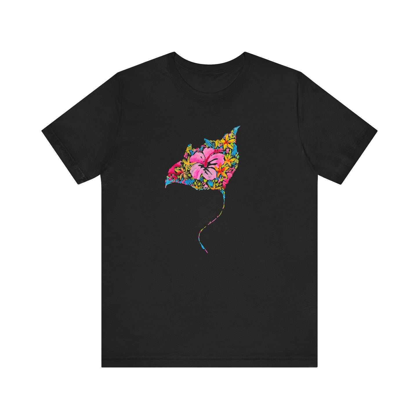 Floral Breeze Tee | Unisex Jersey Short Sleeve T-Shirt for Nature Lovers, Gift for Friends, Summer Vibes, Casual Wear, Boho Style