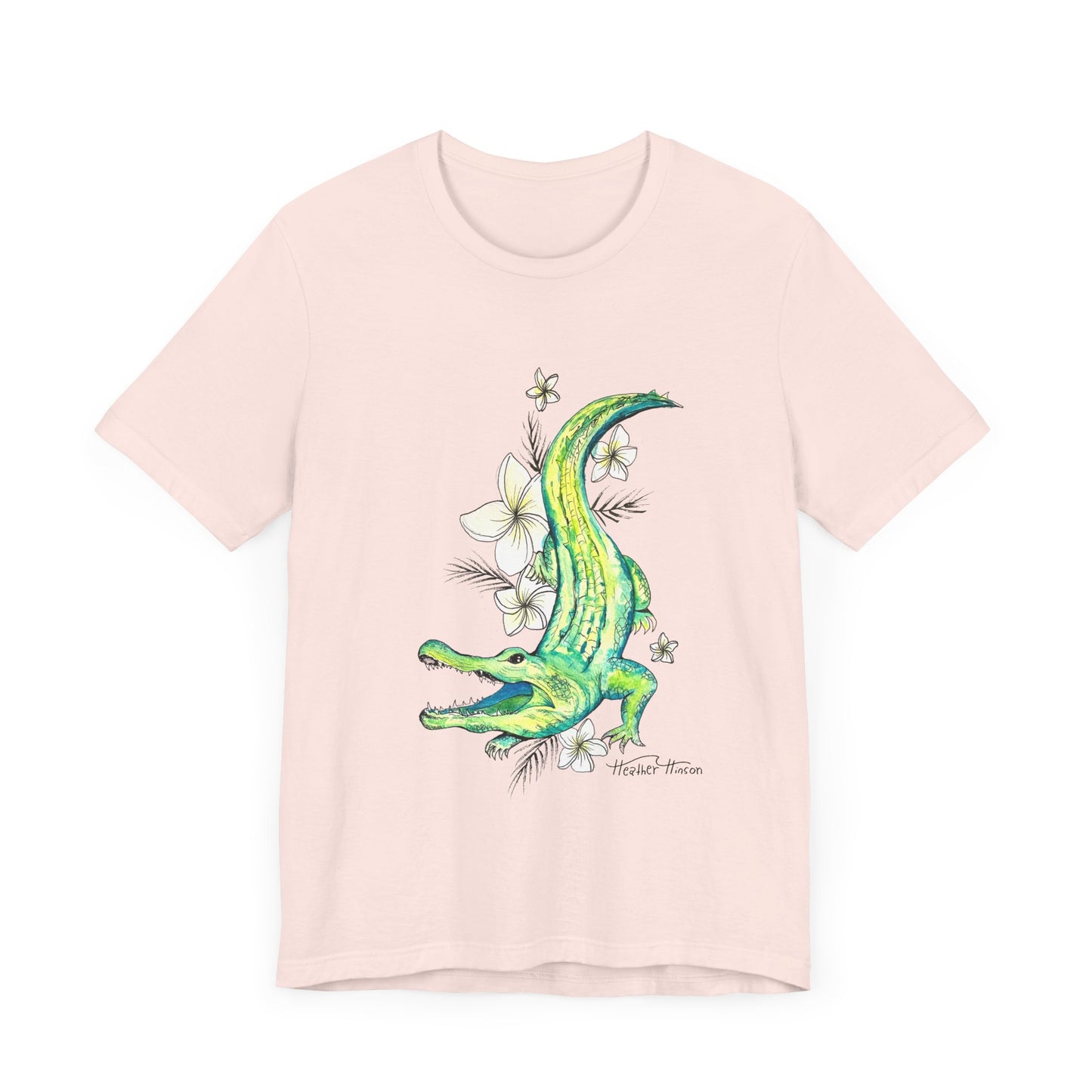 T-Shirt Florida Gator Watercolor Nature Wildlife Tee