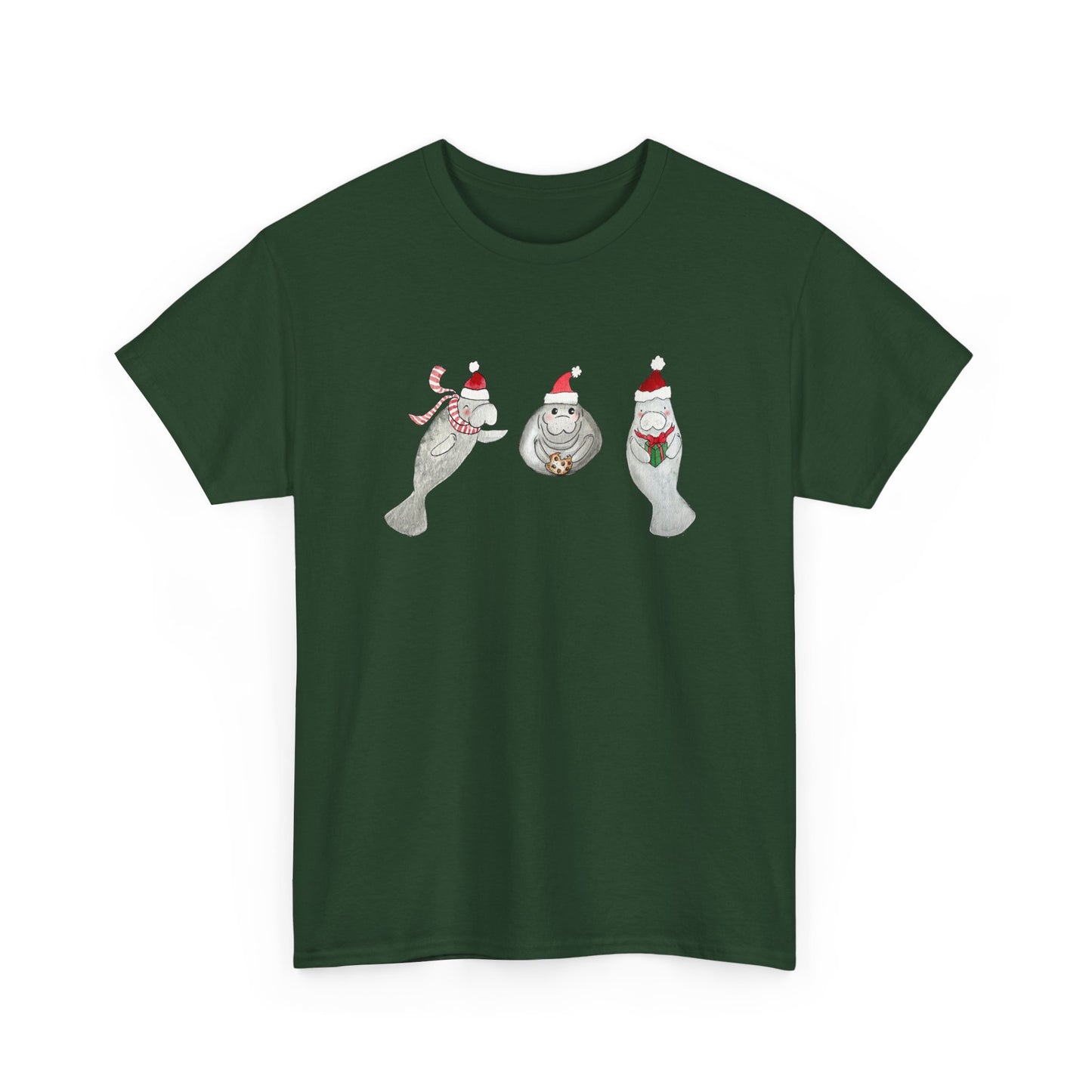 Manatee Christmas Tee