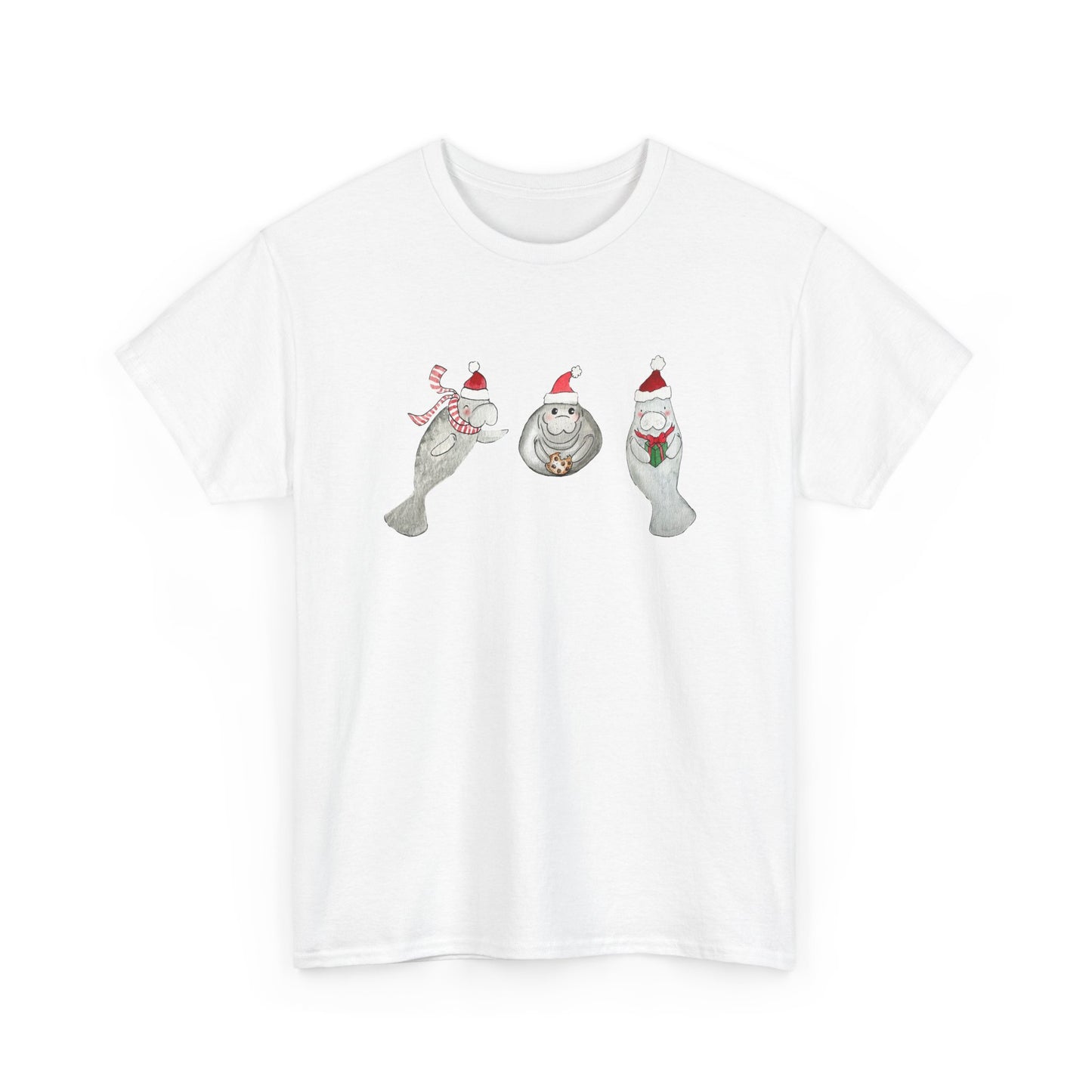 Manatee Christmas Tee