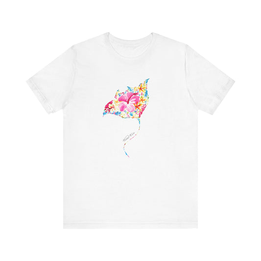 Floral Breeze Tee | Unisex Jersey Short Sleeve T-Shirt for Nature Lovers, Gift for Friends, Summer Vibes, Casual Wear, Boho Style