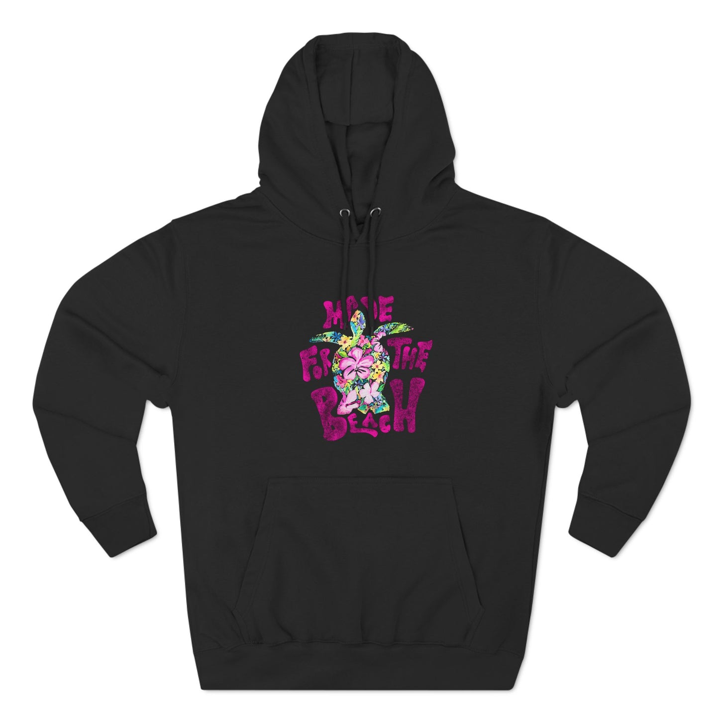 Three-Panel Fleece Hoodie