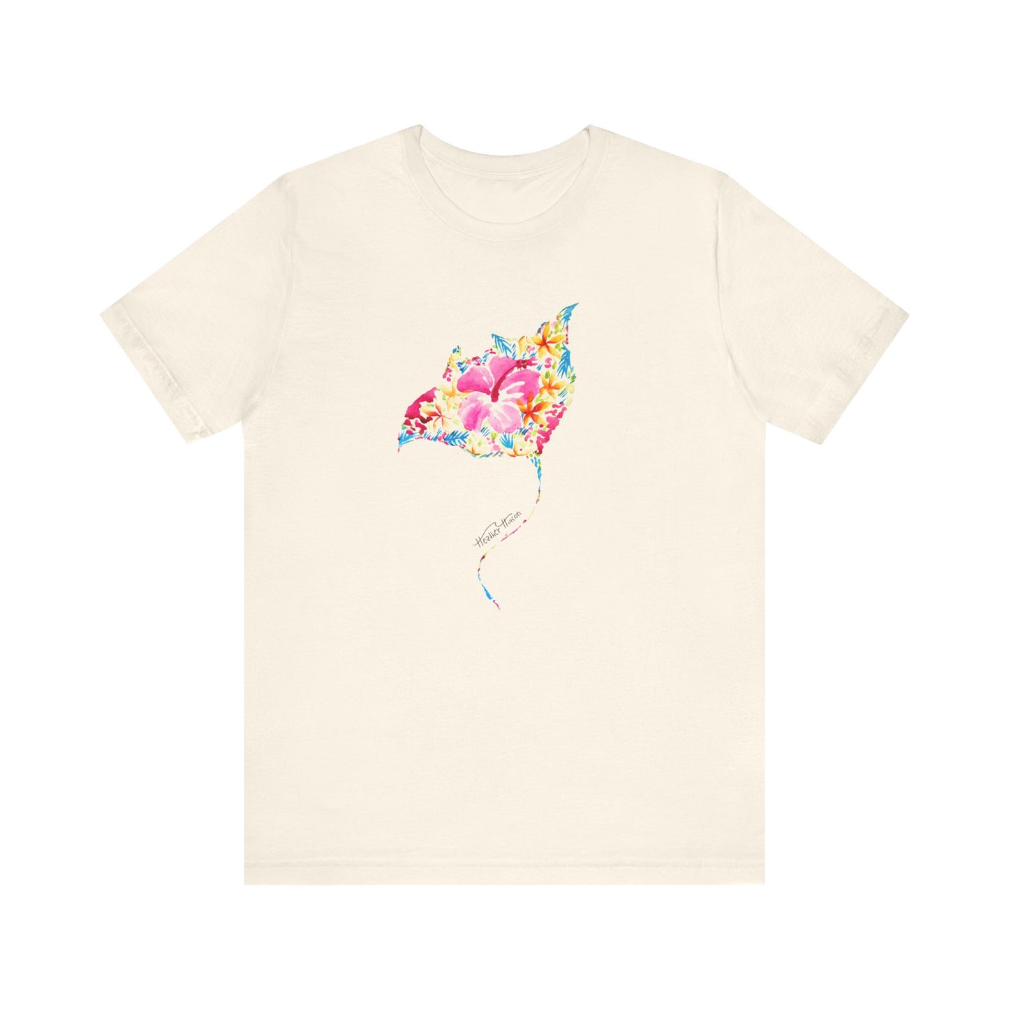 Floral Breeze Tee | Unisex Jersey Short Sleeve T-Shirt for Nature Lovers, Gift for Friends, Summer Vibes, Casual Wear, Boho Style