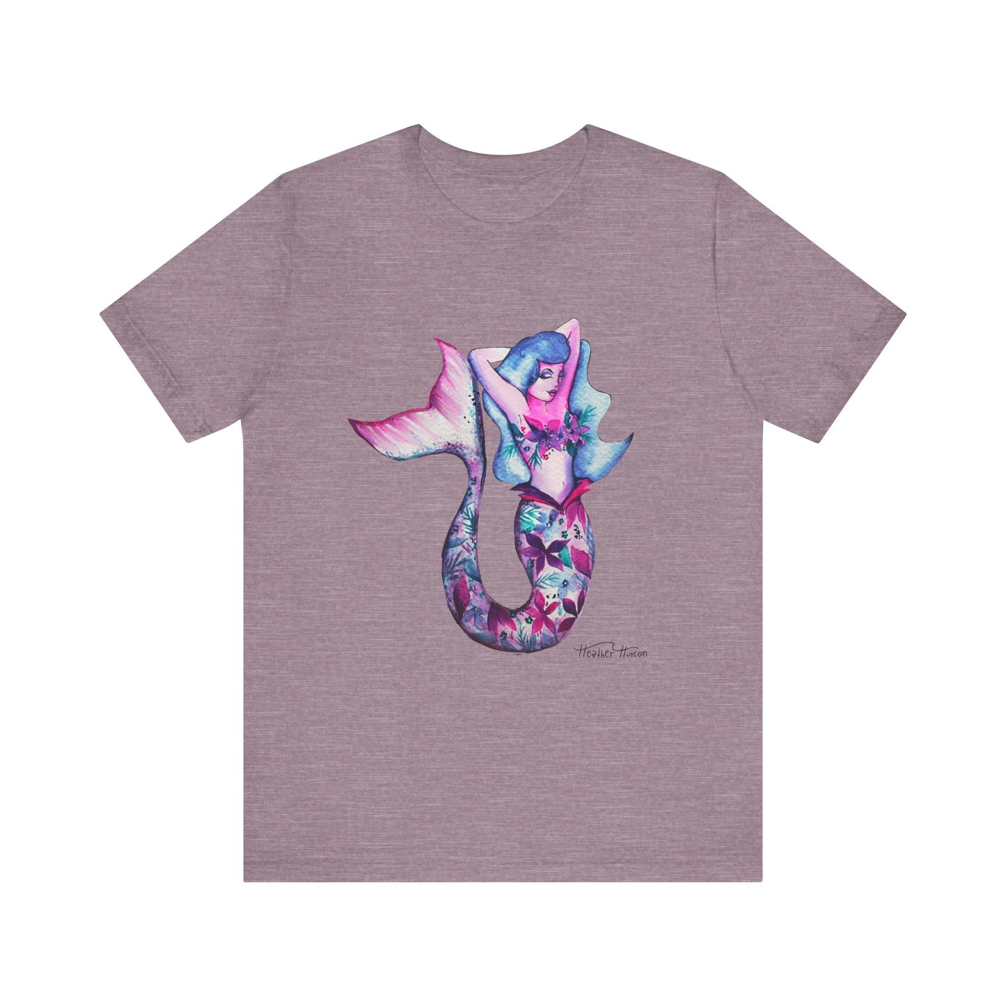Mermaid Graphic Tee, Ocean Lover Shirt, Fantasy Apparel, Summer Vibes Tee, Gift for Her, Beachwear, Unisex T-Shirt