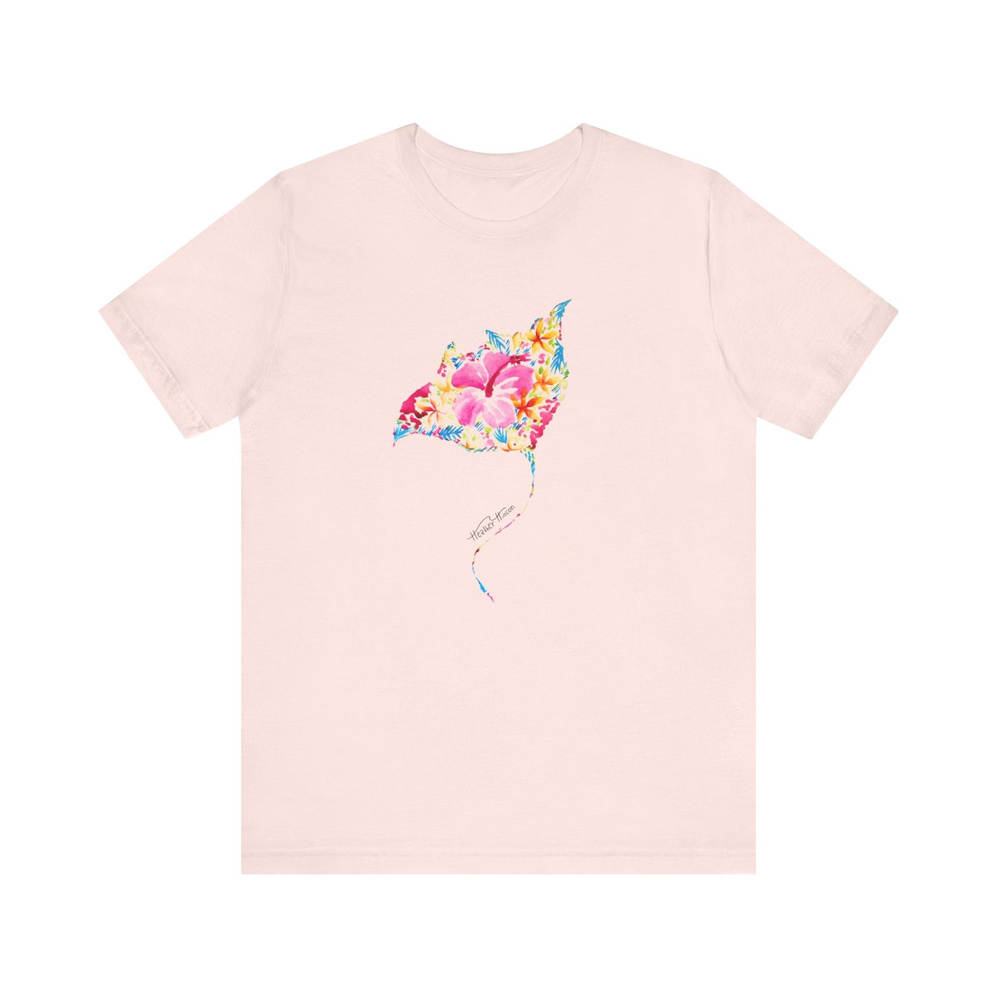 Floral Breeze Tee | Unisex Jersey Short Sleeve T-Shirt for Nature Lovers, Gift for Friends, Summer Vibes, Casual Wear, Boho Style