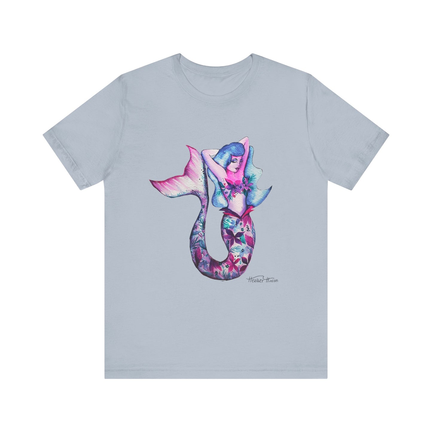 Mermaid Graphic Tee, Ocean Lover Shirt, Fantasy Apparel, Summer Vibes Tee, Gift for Her, Beachwear, Unisex T-Shirt