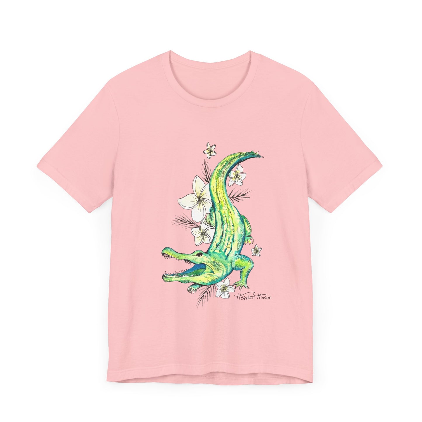 T-Shirt Florida Gator Watercolor Nature Wildlife Tee